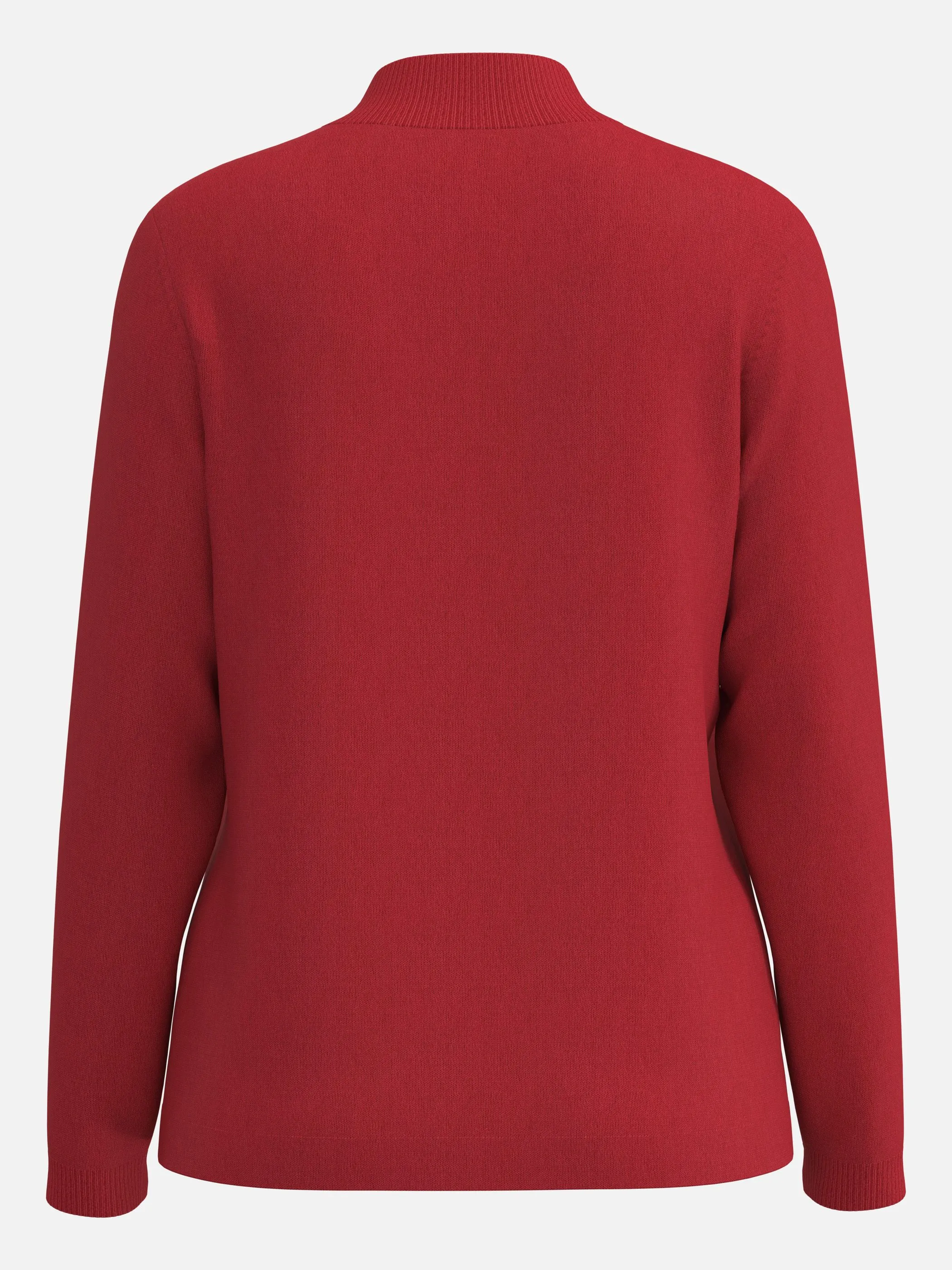 Sure Da-Pullover Stehkragen uni CL Rot 930043 RED 2