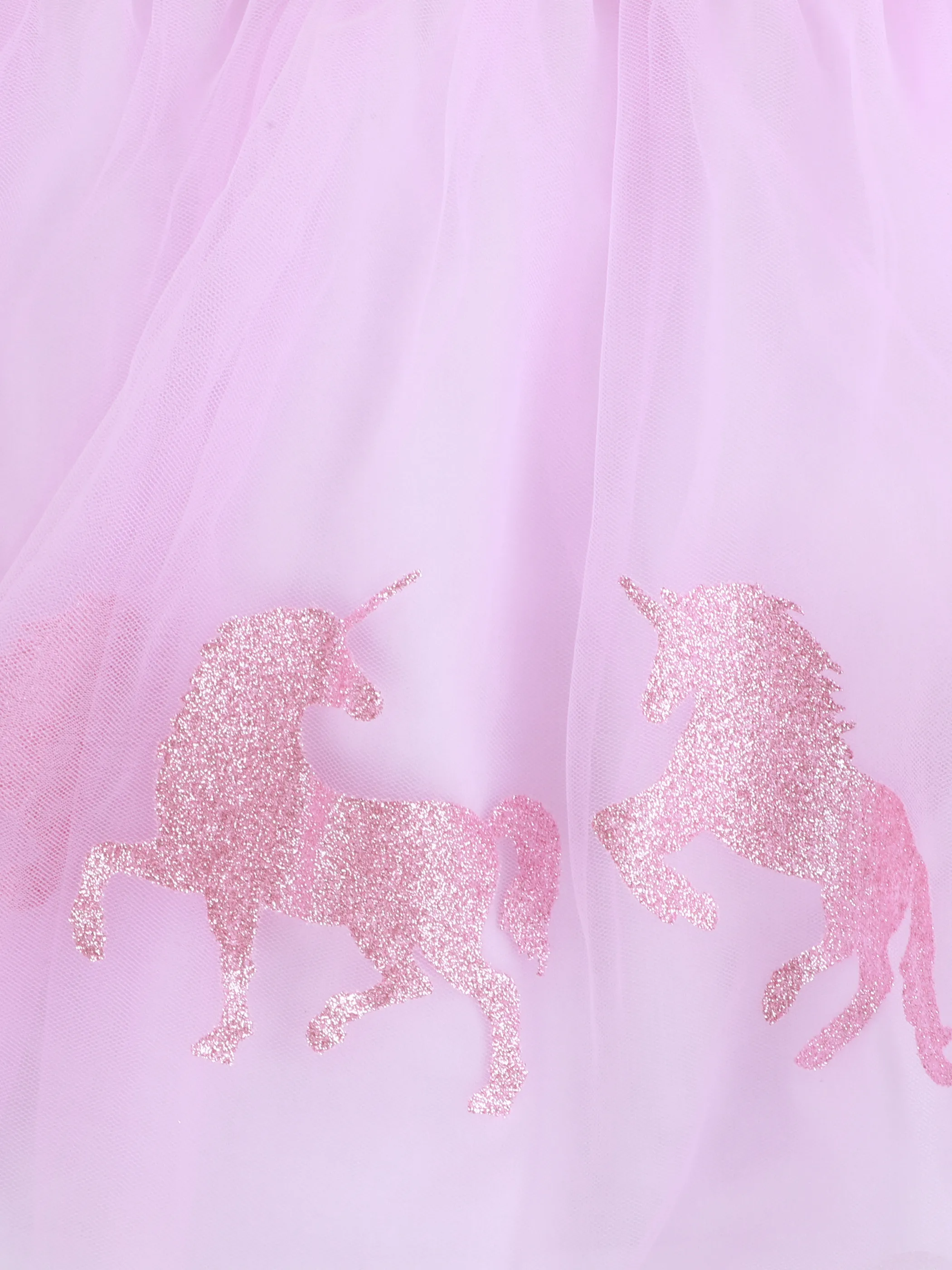 Bubble Gum KM Kleid mit EInhorn print in rosa Rosa 908867 ROSA 4