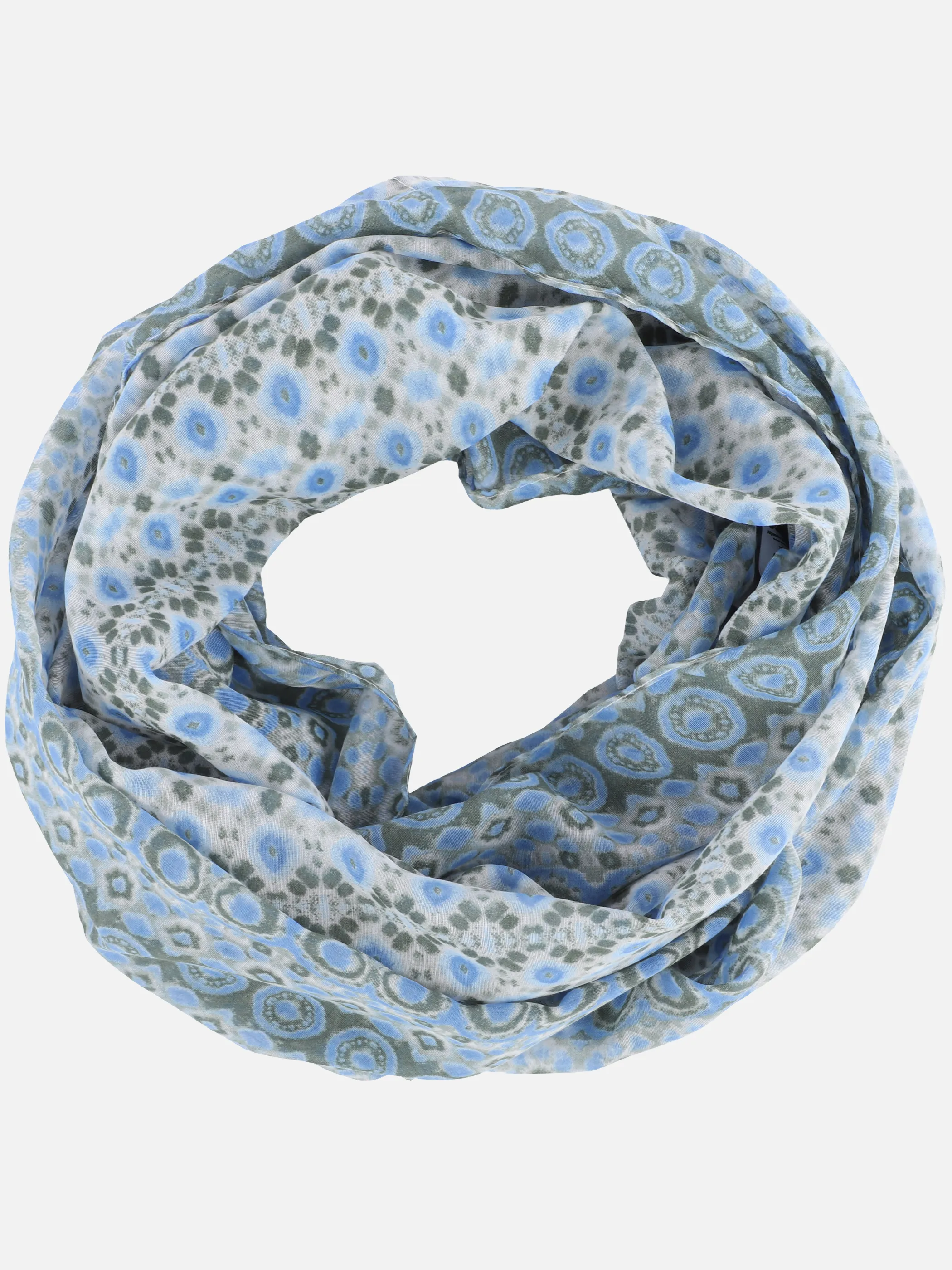 Sure Da-Schlauchschal m. Batikdruck Salbei 890190 SALBEI 1