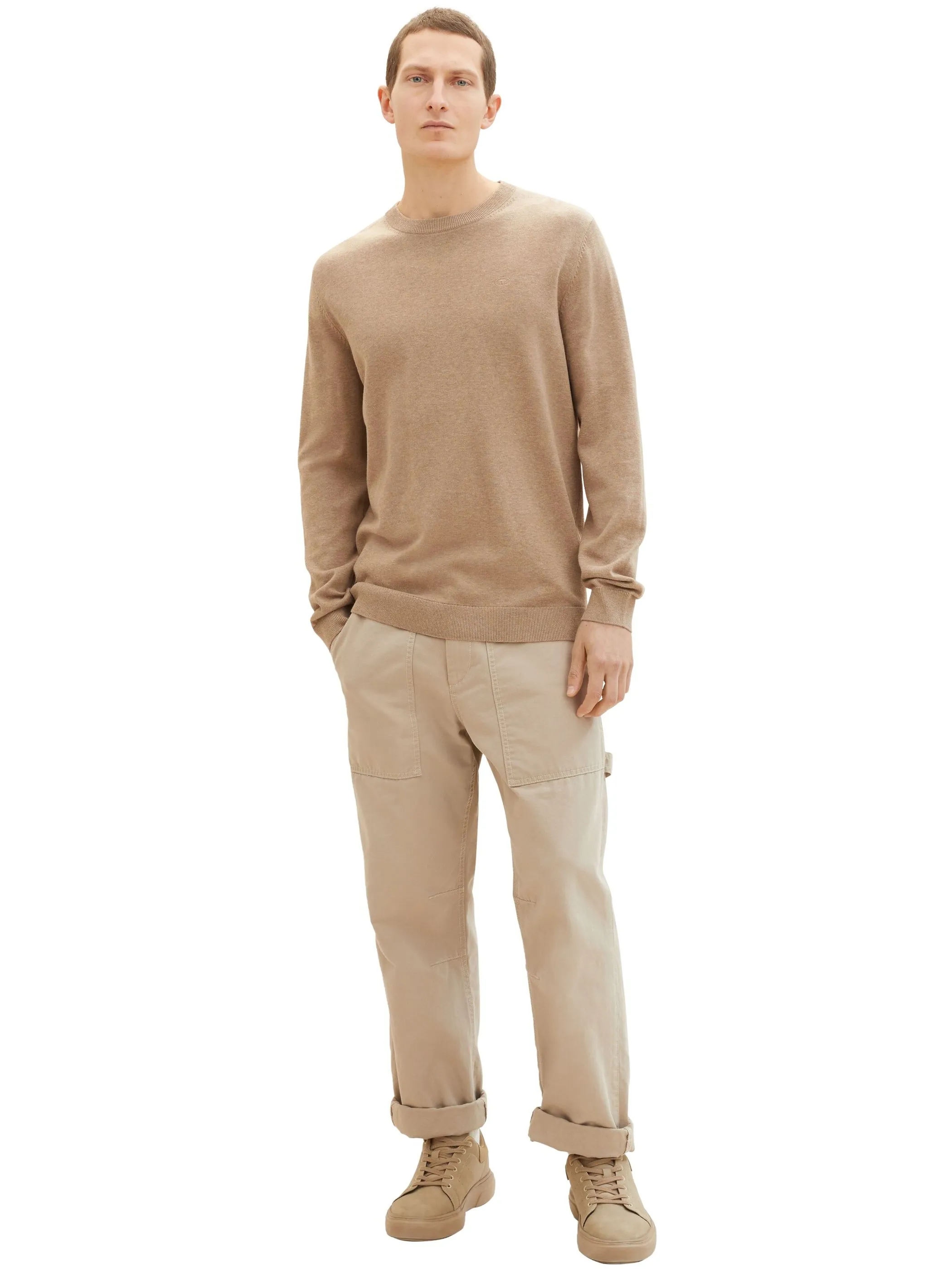 Tom Tailor 1038426 NOS basic crewneck knit Braun 887496 31089 4 Tom Tailor 1038426 NOS basic crewneck knit Braun 887496 31089 4