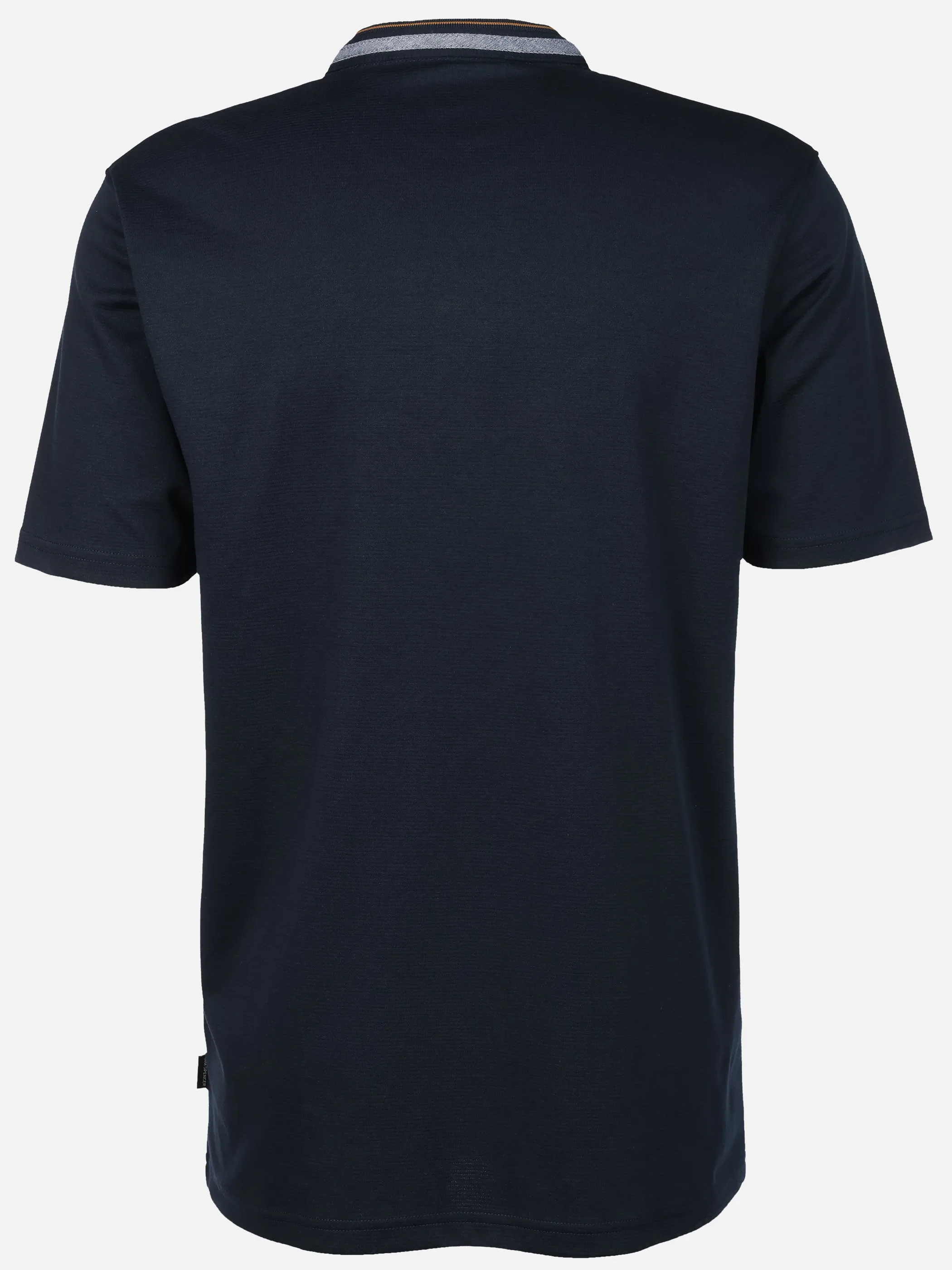 Jim Spencer He. Henleyshirt 1/2 Arm Premium Blau 922565 NAVY 2