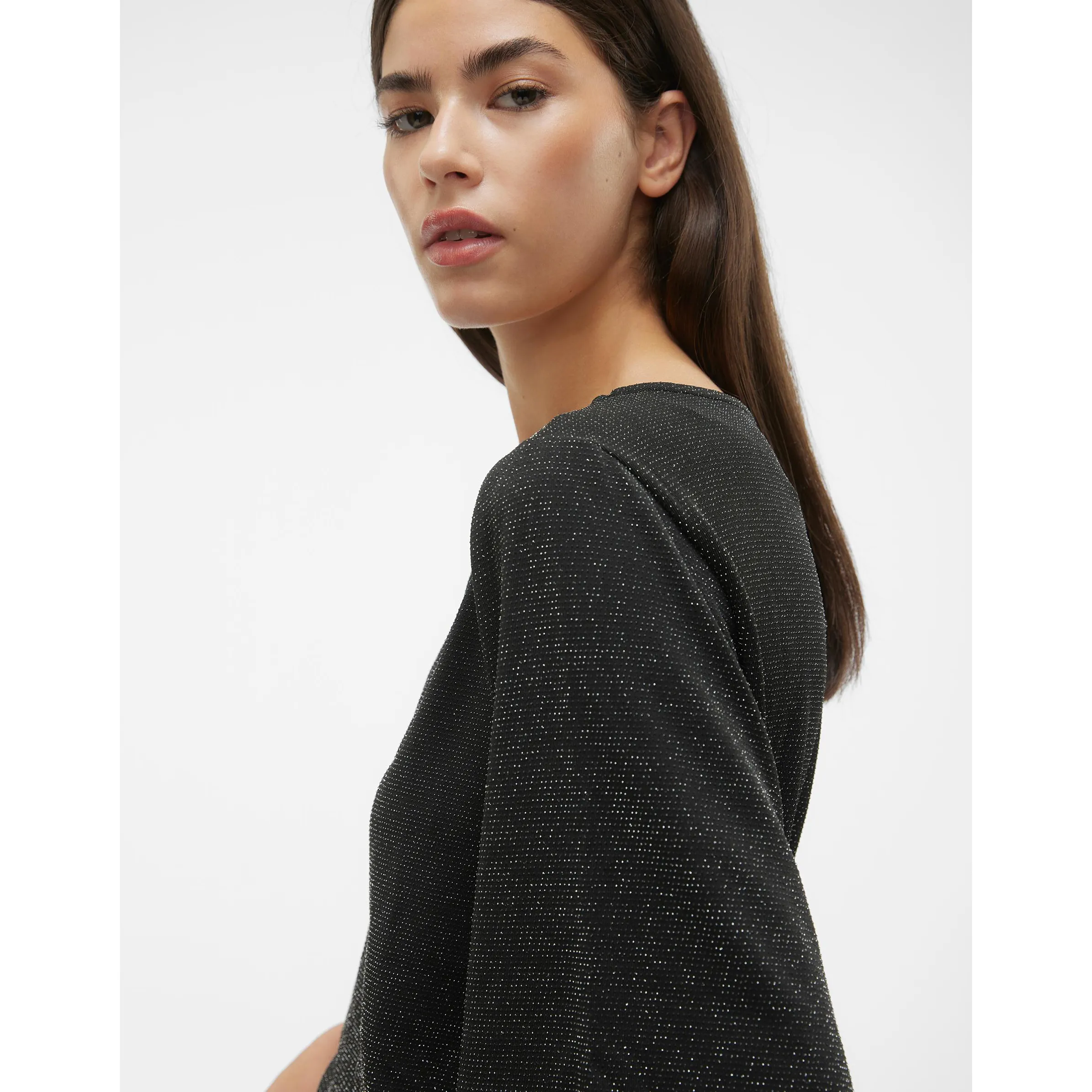 Vero Moda 10296866 VMKANVA 2/4 TOP JRS Schwarz 886173 177868001 2