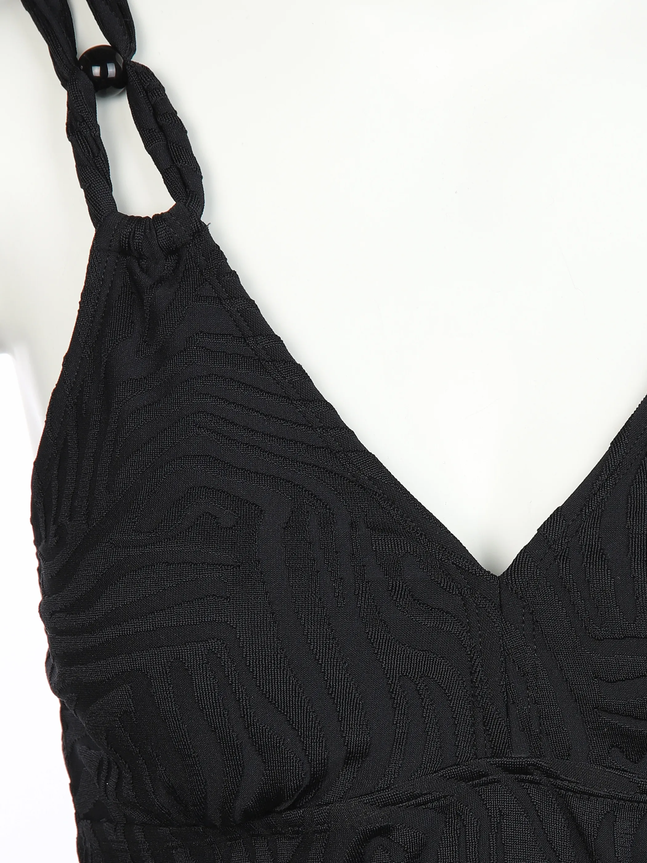 Grinario Sports Da-Tankini-Set, mit Strucktur, C-Cup Schwarz 892100 BLACK 3