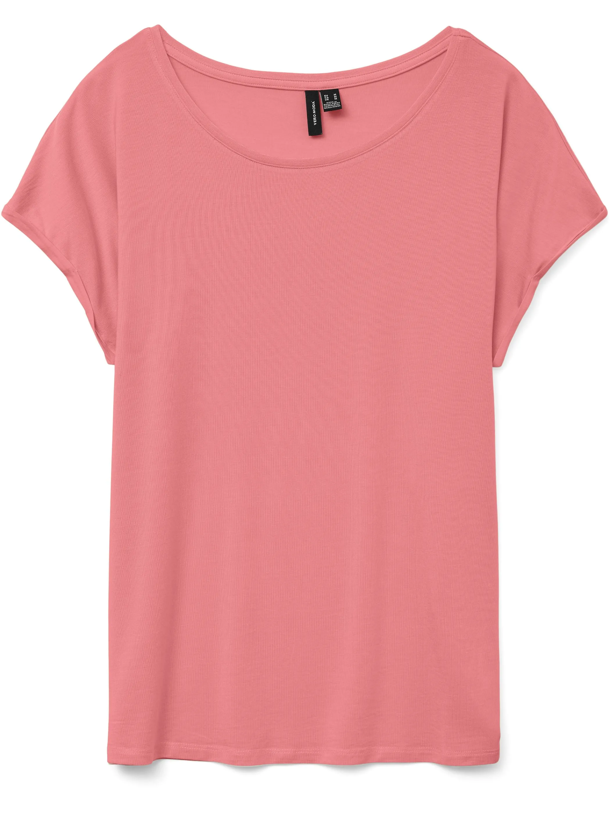 Vero Moda 10284468 VMAVA PLAIN SS TOP GA Rosa 873829 300017 1