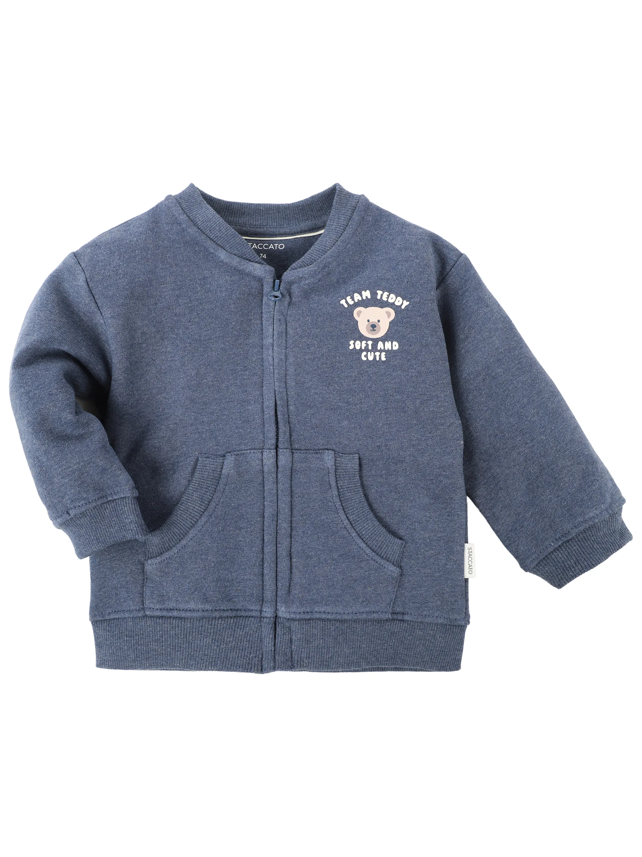 Staccato 230095341 Kn.-Sweatjacke,oversized Blau 930773 613 1