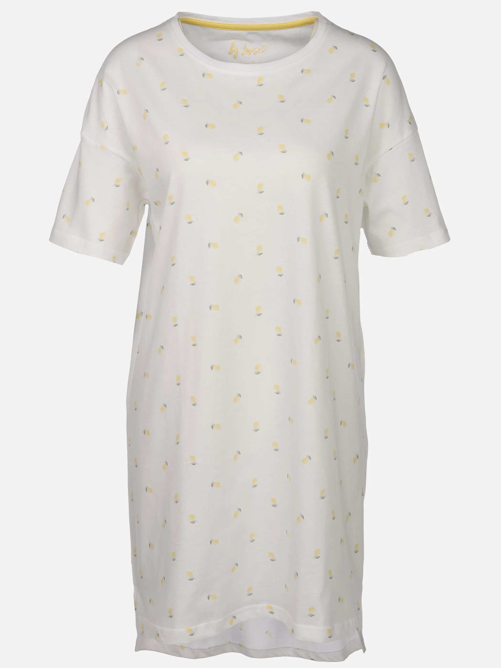 byLouise Da. Schlafshirt 1/2 Arm Zitron Weiß 923013 WEIß 1