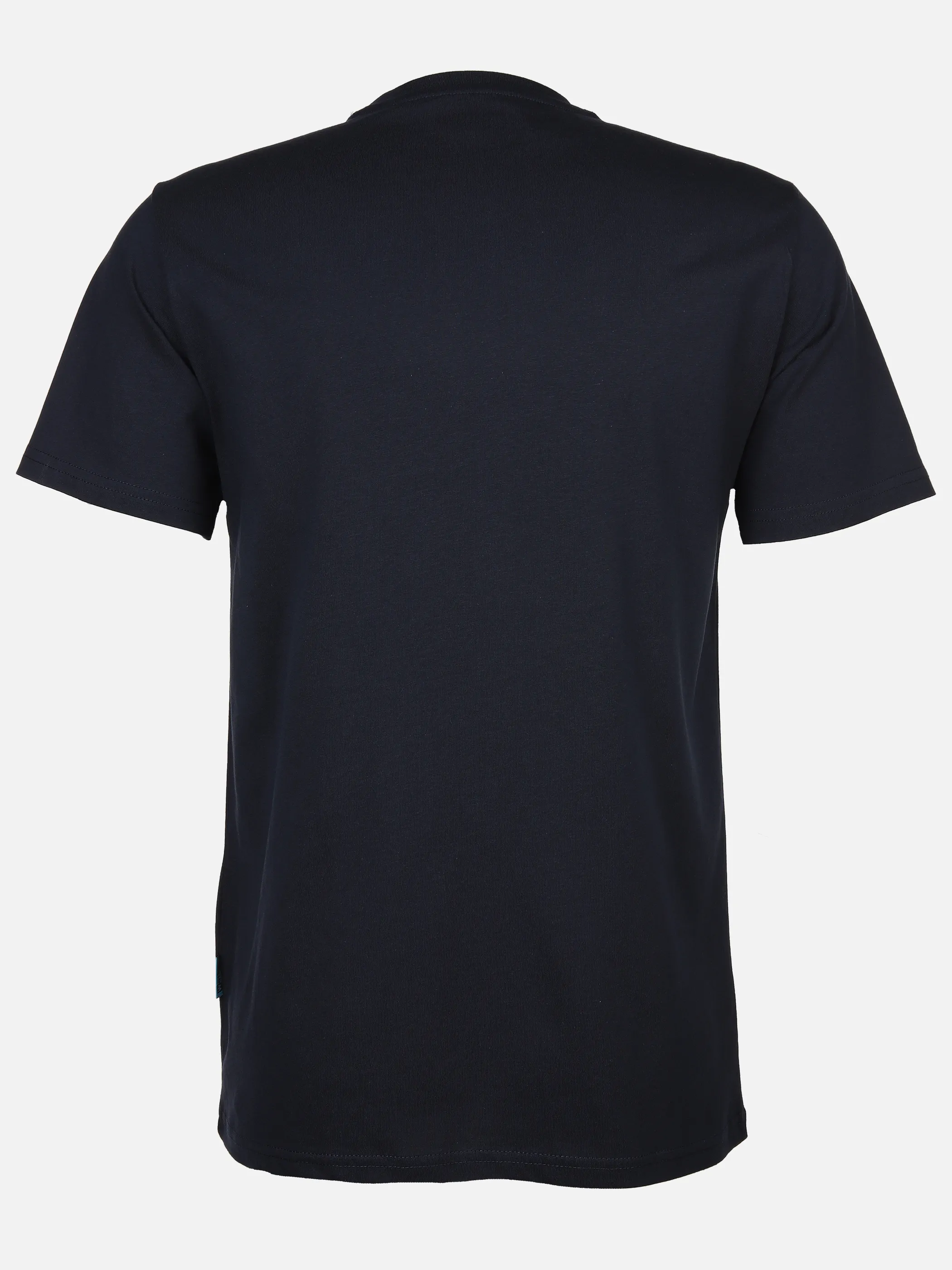 Worker He. T-Shirt 1/2 Arm Druck Blau 890466 NAVY 2