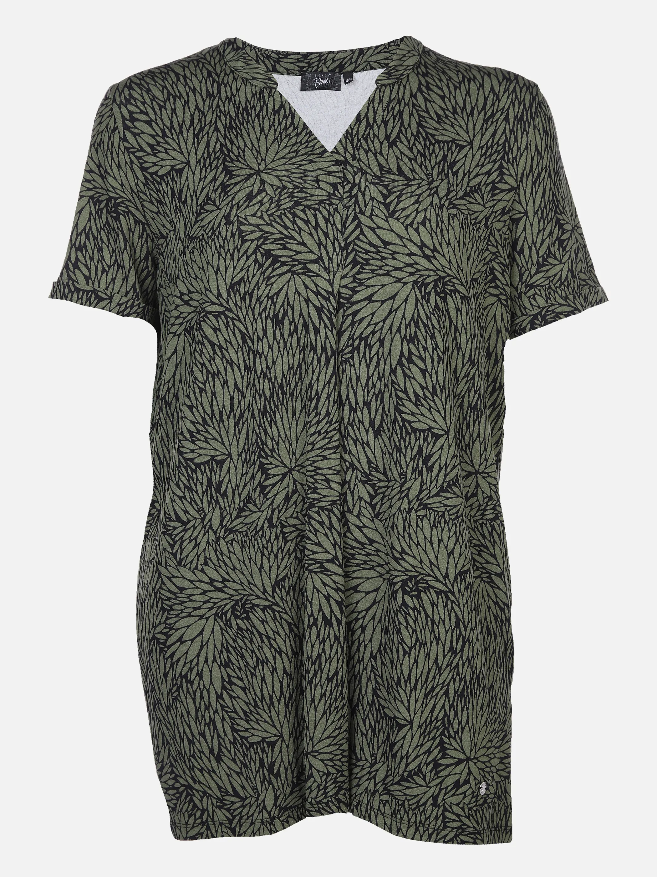 Sonja Blank Da.gr.Gr.Printtunika m.1/2 Arm Grün 867962 OLIVE GEM. 1 Sonja Blank Da.gr.Gr.Printtunika m.1/2 Arm Grün 867962 OLIVE GEM. 1