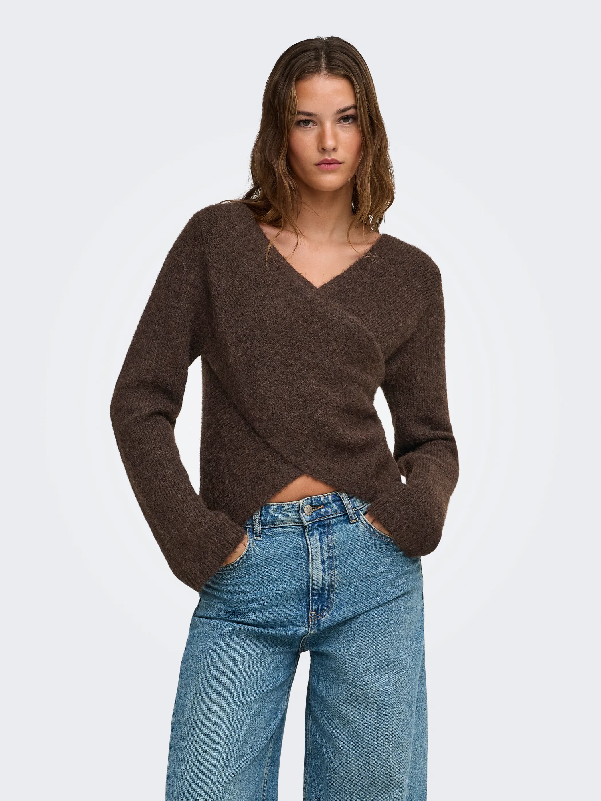 Only 15375129 ONLMAGGIE LS CROSS V- Braun 928699 237375001 1