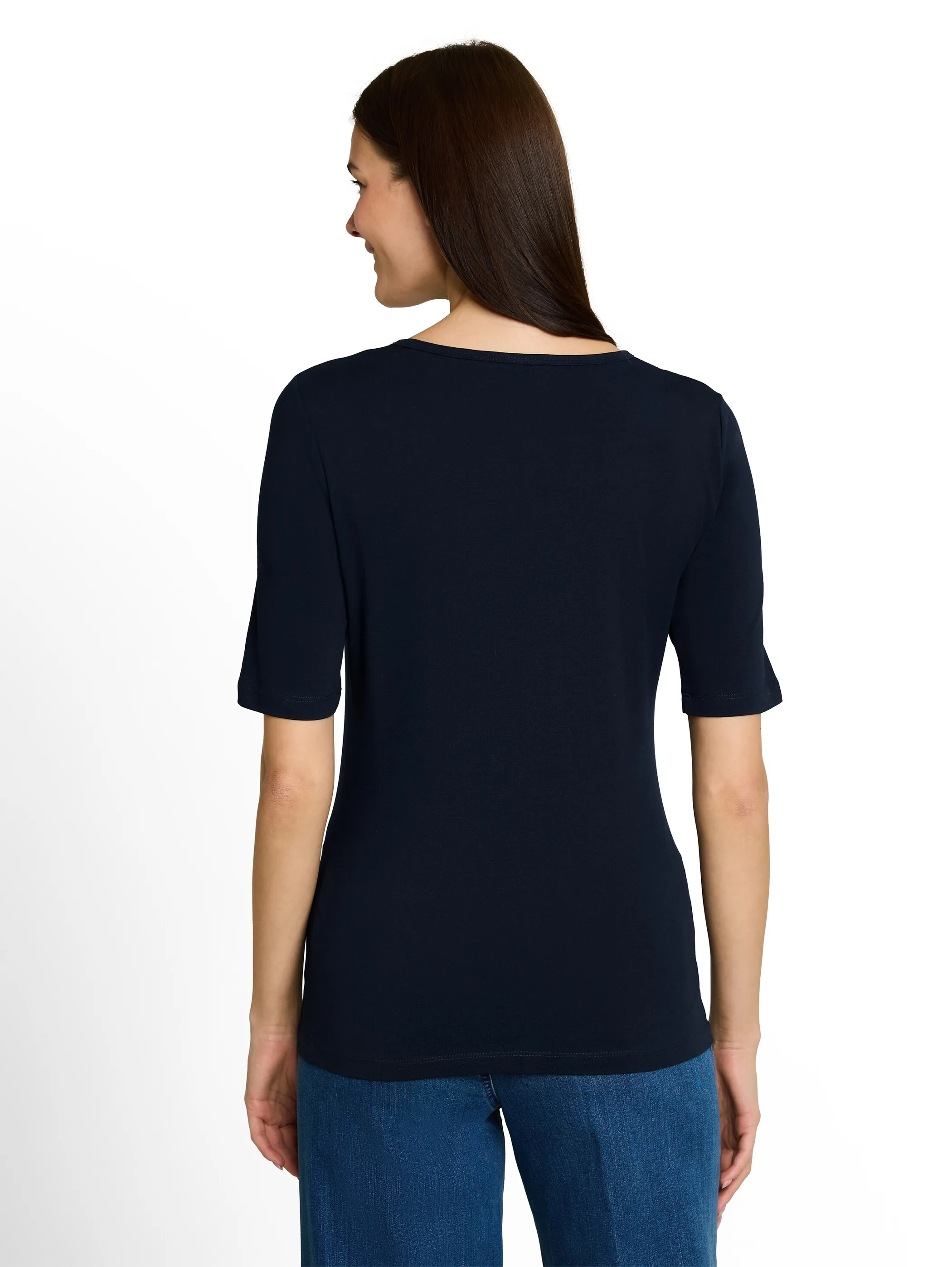 Tom Tailor 1051232 NOS T-Shirt basic crew neck Blau 926126 10668 2
