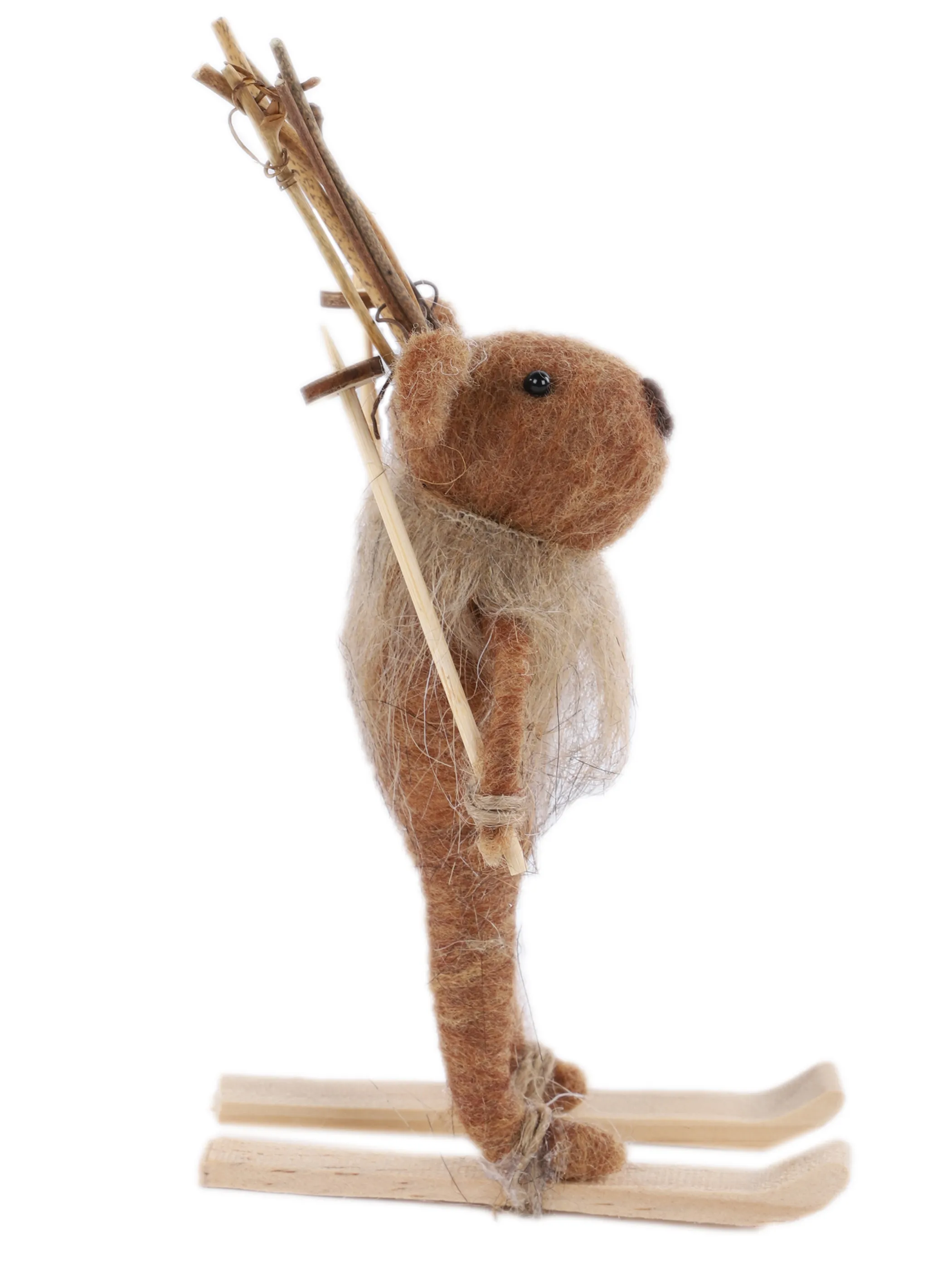 Weihnachten Rentier mit SKi H. 14,5cm Braun 866240 BRAUN/NATU 3 Weihnachten Rentier mit SKi H. 14,5cm Braun 866240 BRAUN/NATU 3