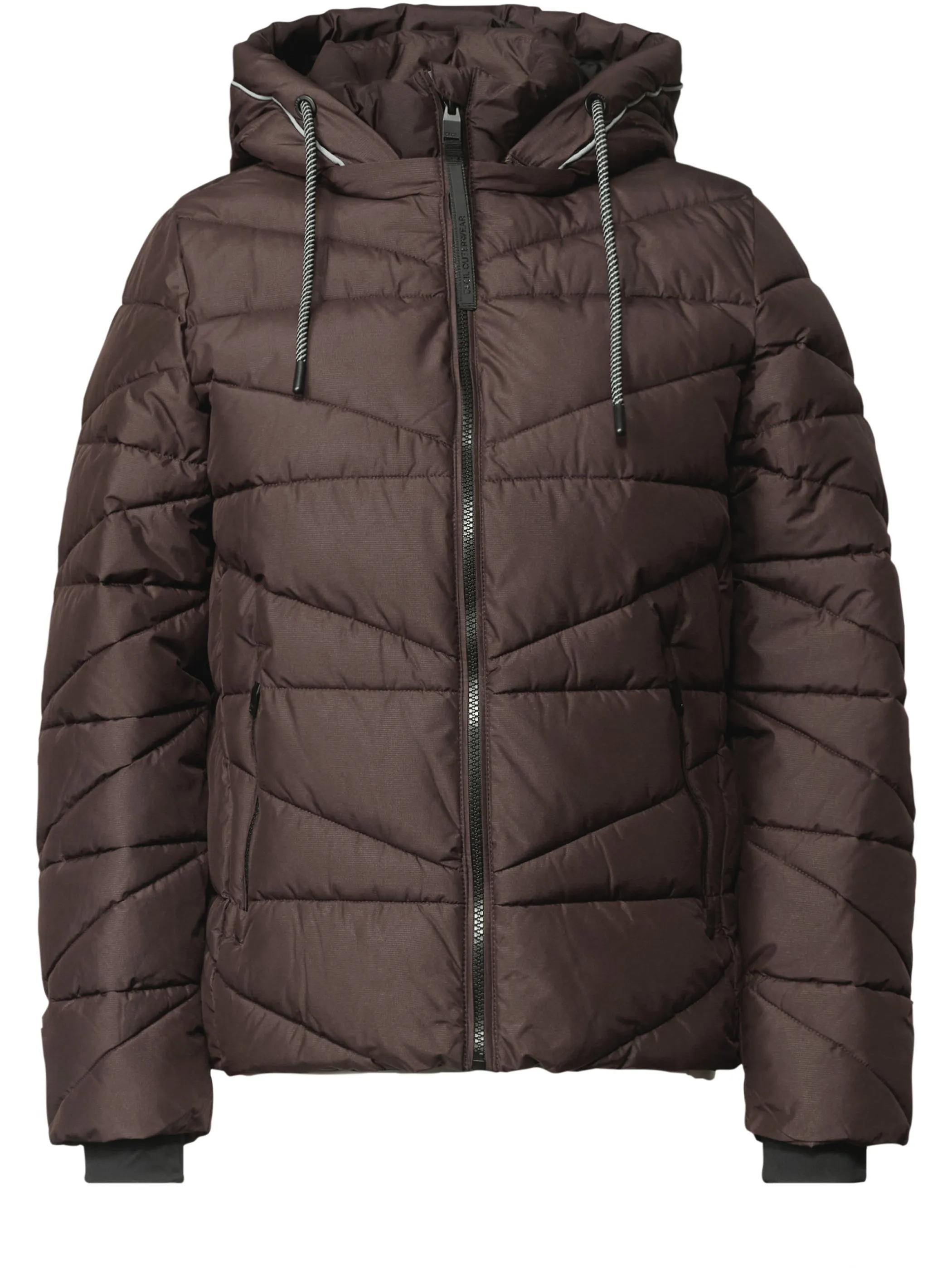Cecil B202276 TOS Sportive Padded Jacket Braun 930135 17754 5