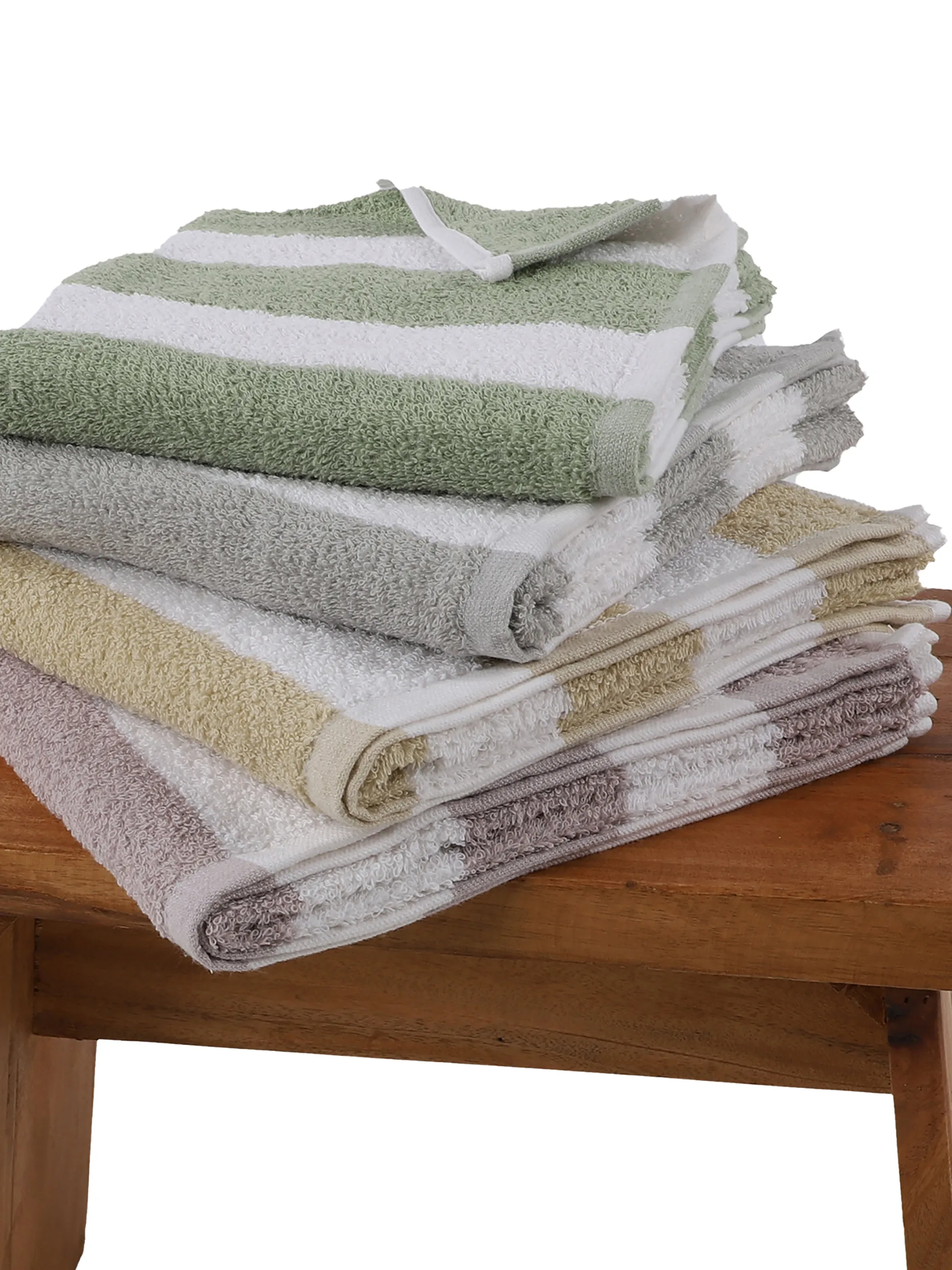 Boule Handtuch gestreift 50x90 Beige 877040 CREME/WEIß 3 Boule Handtuch gestreift 50x90 Beige 877040 CREME/WEIß 3