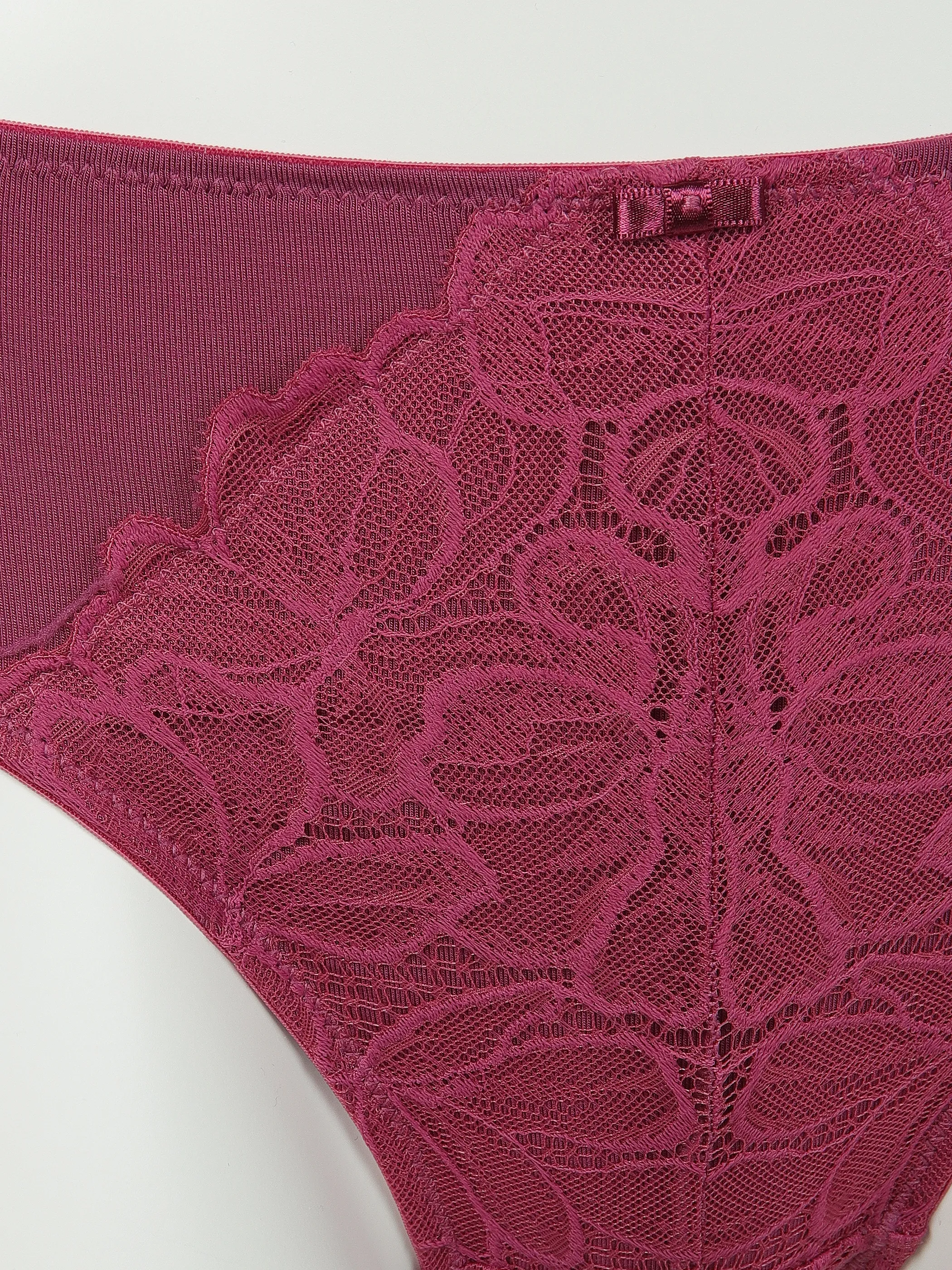 Sure Da Slip mit Spitze Tencel Pink 912896 289 3