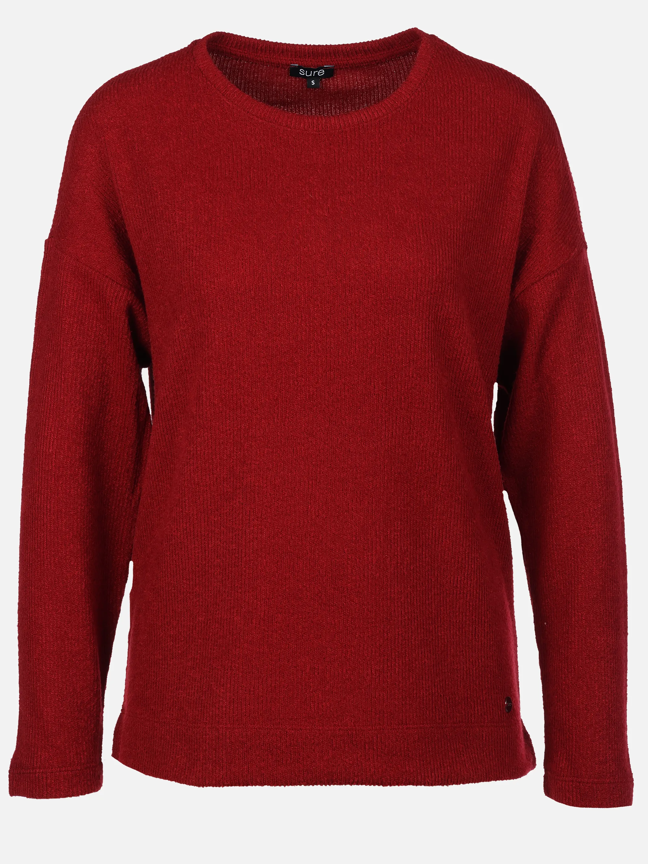 Sure Da-Flauschshirt uni Rot 916302 RED 1
