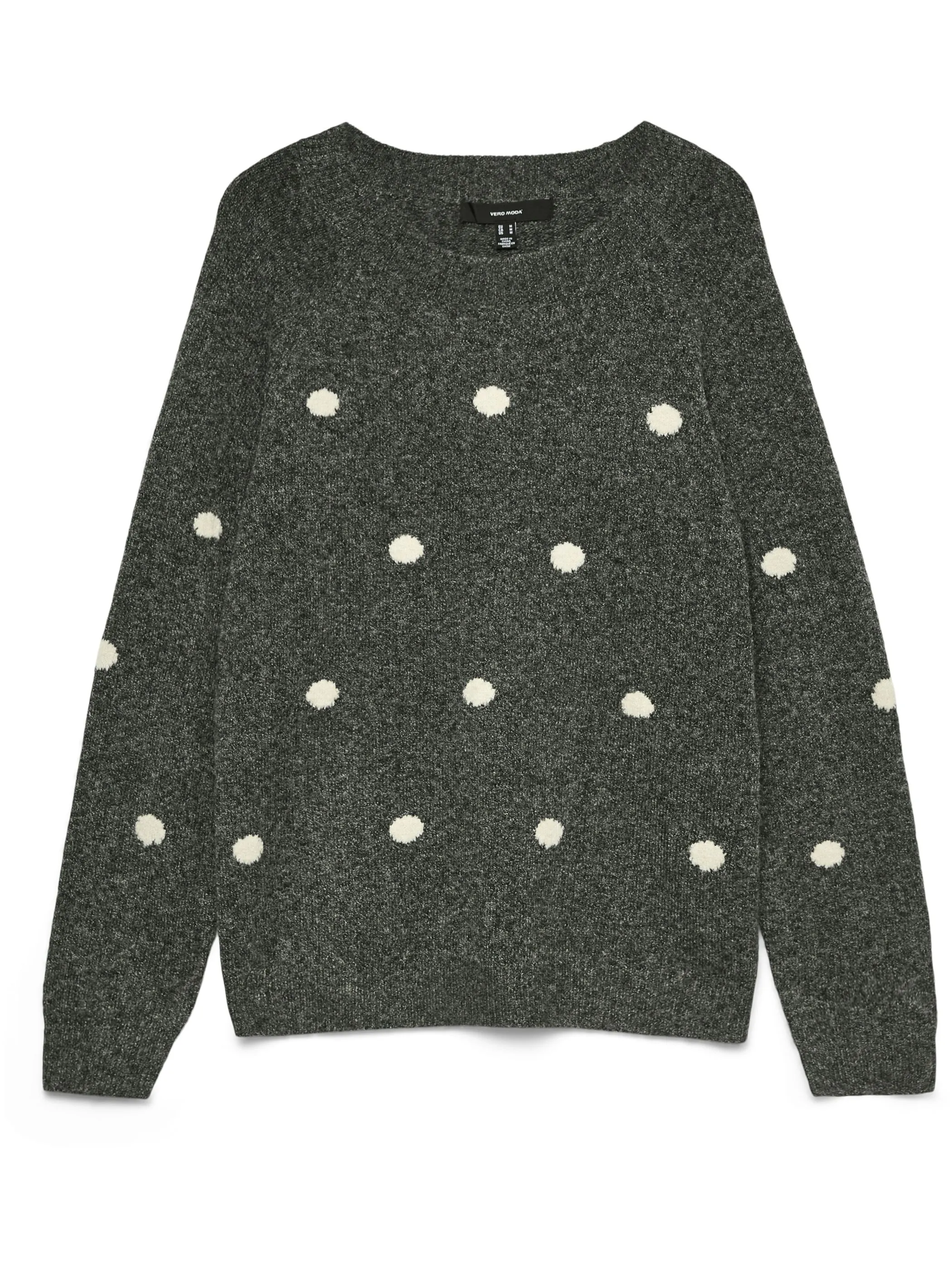 Vero Moda 10330790 VMDOFFY INTARSIA LS O Grau 913125 178996006 1