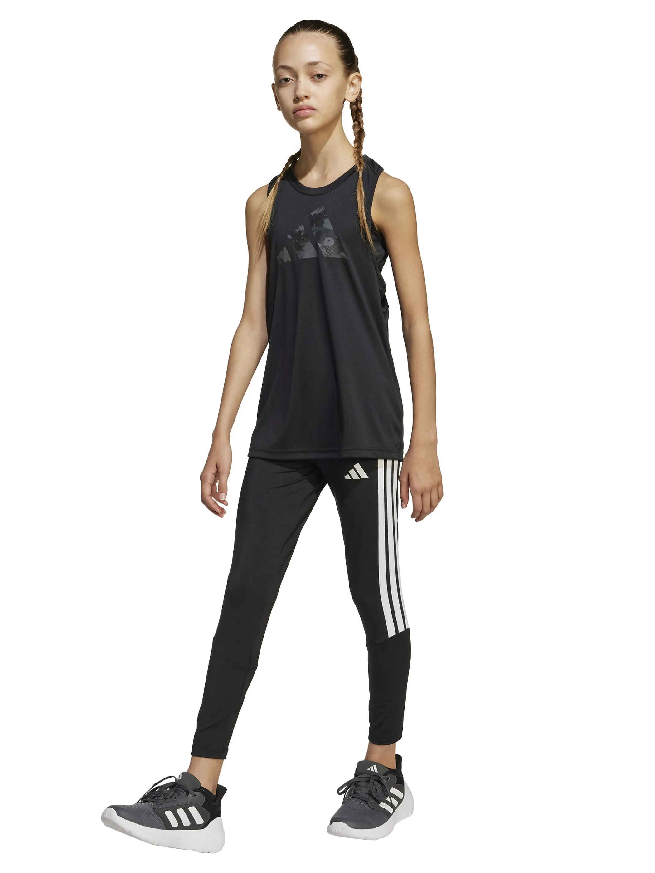 Adidas JJ5036 TG-Leggings 3S schwarz Schwarz 904926 000 4