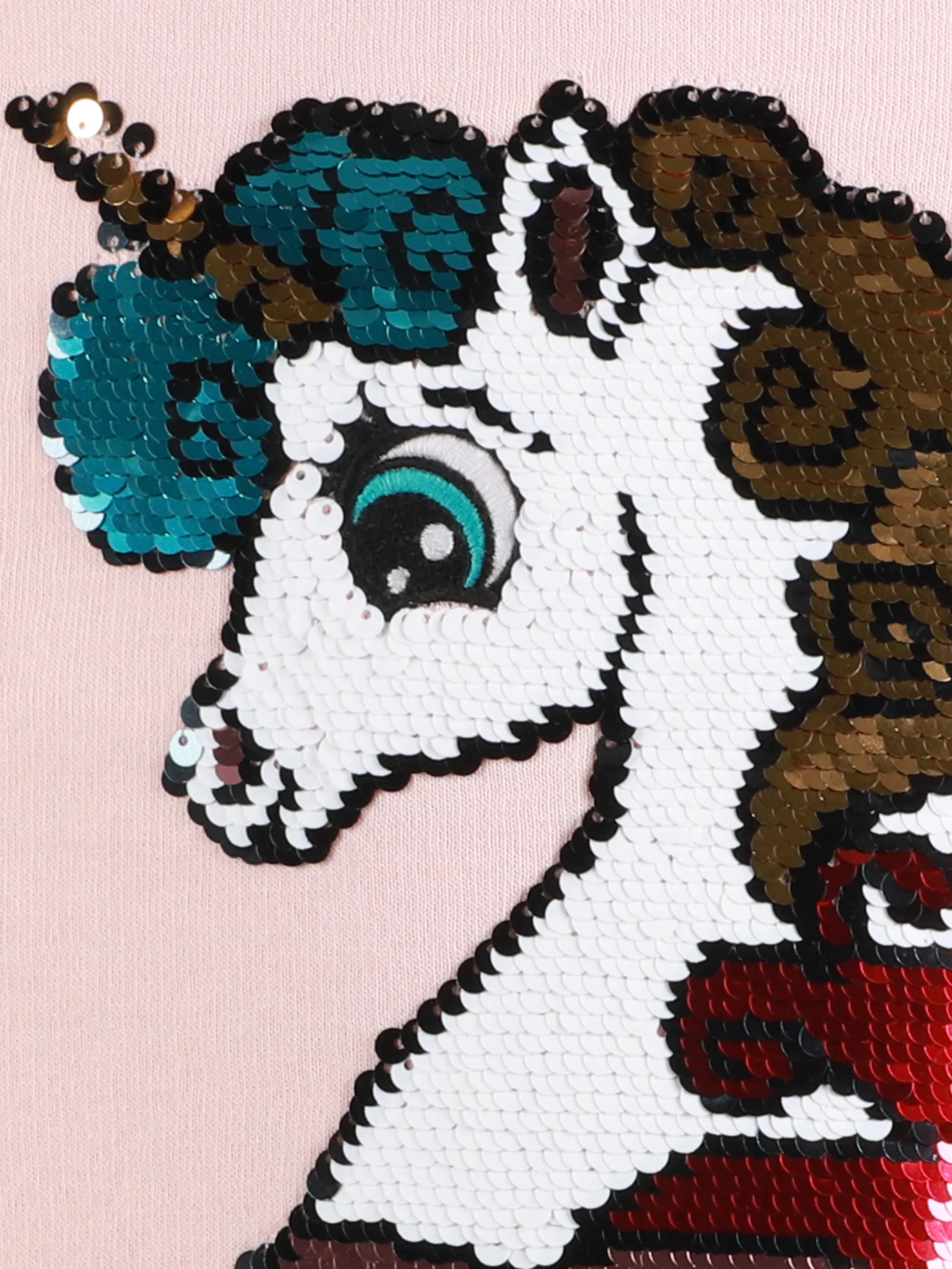 Stop + Go KM Sweatshirt mit wendbarem Einhorn in rosa Rosa 900300 ROSA 3 Stop + Go KM Sweatshirt mit wendbarem Einhorn in rosa Rosa 900300 ROSA 3