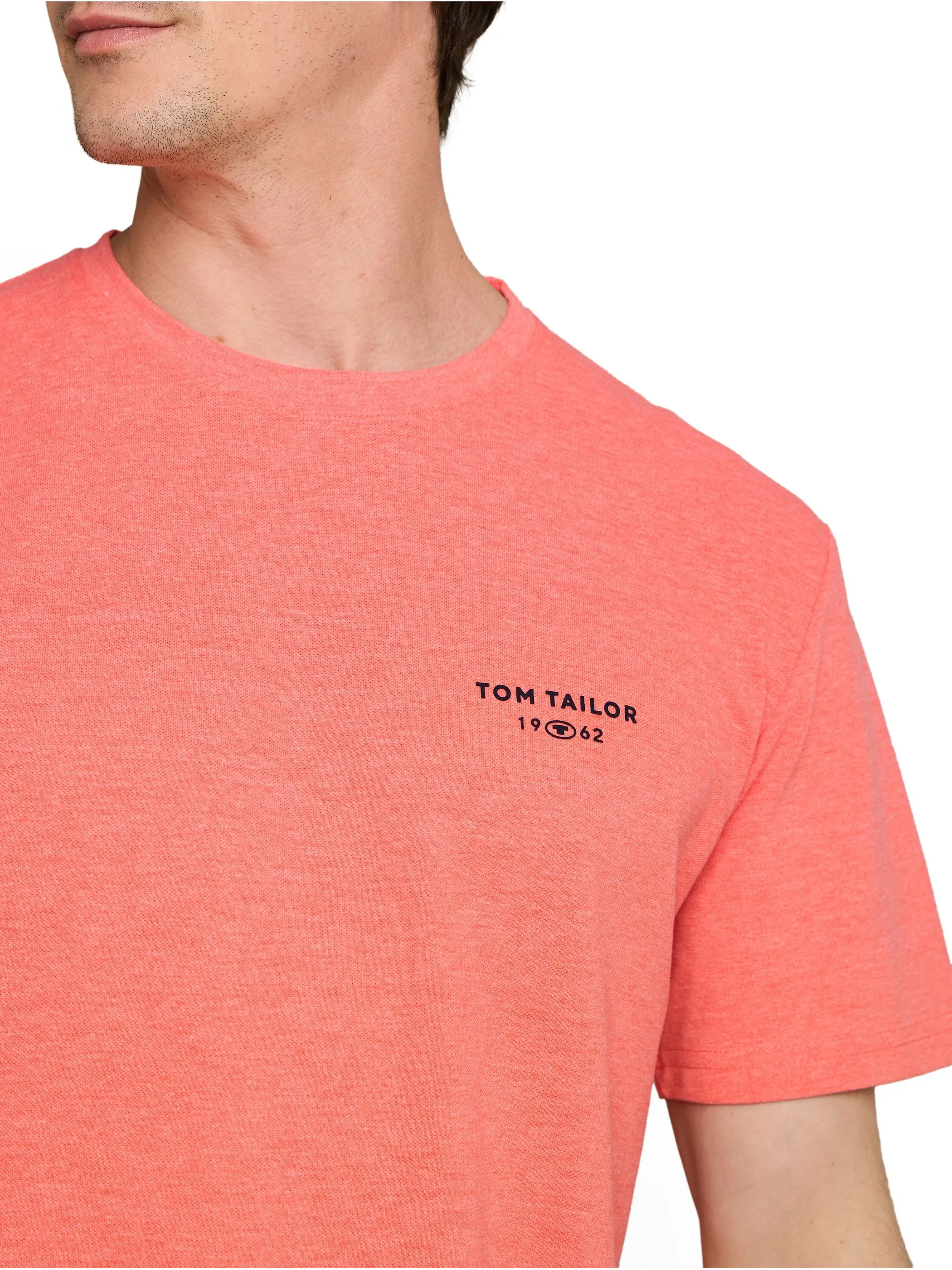 Tom Tailor 1052170 pique t-shirt Rot 926461 18787 3