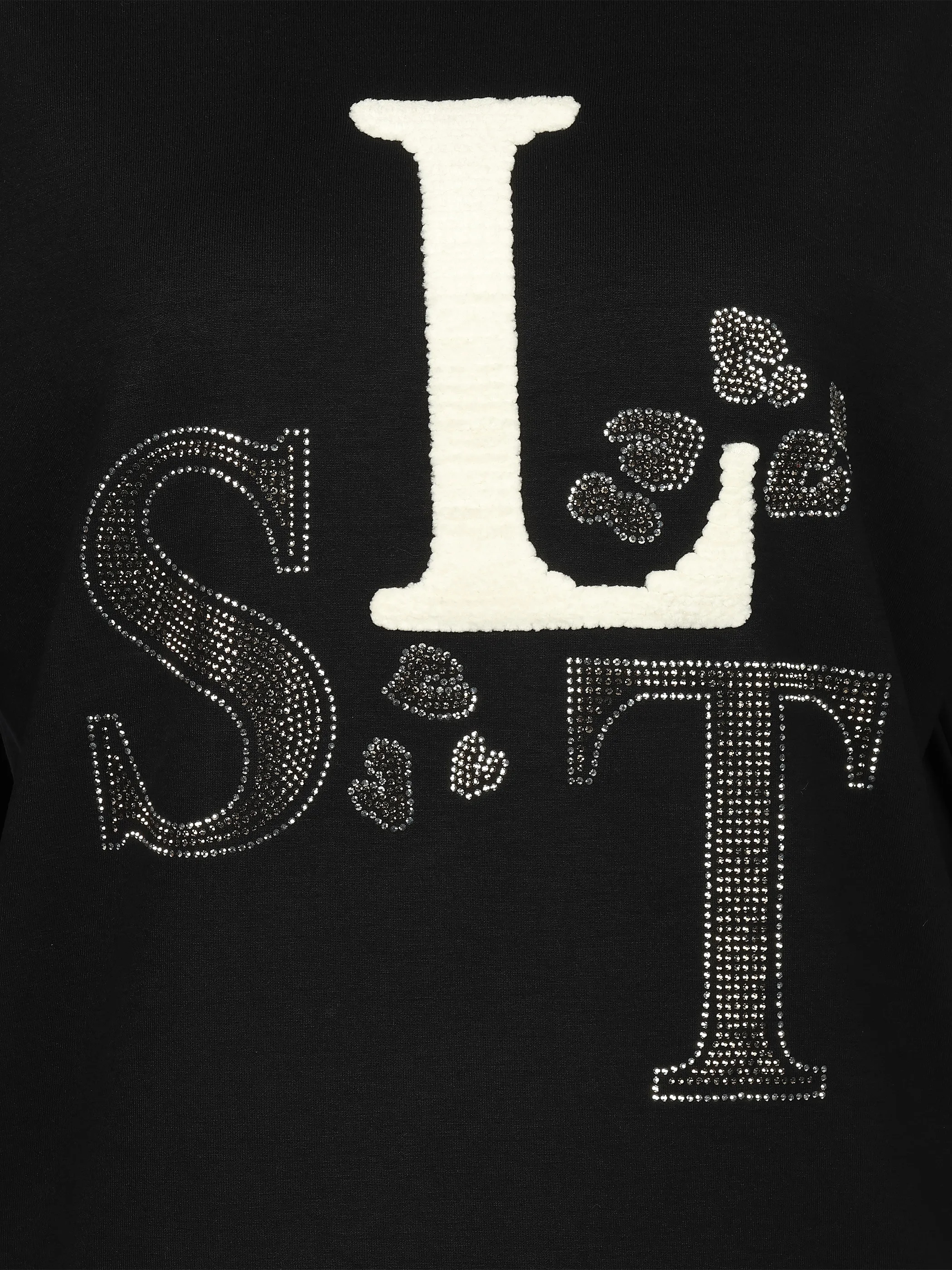 Lisa Tossa Da-Sweatshirt m. Applikation Schwarz 916295 BLACK 3