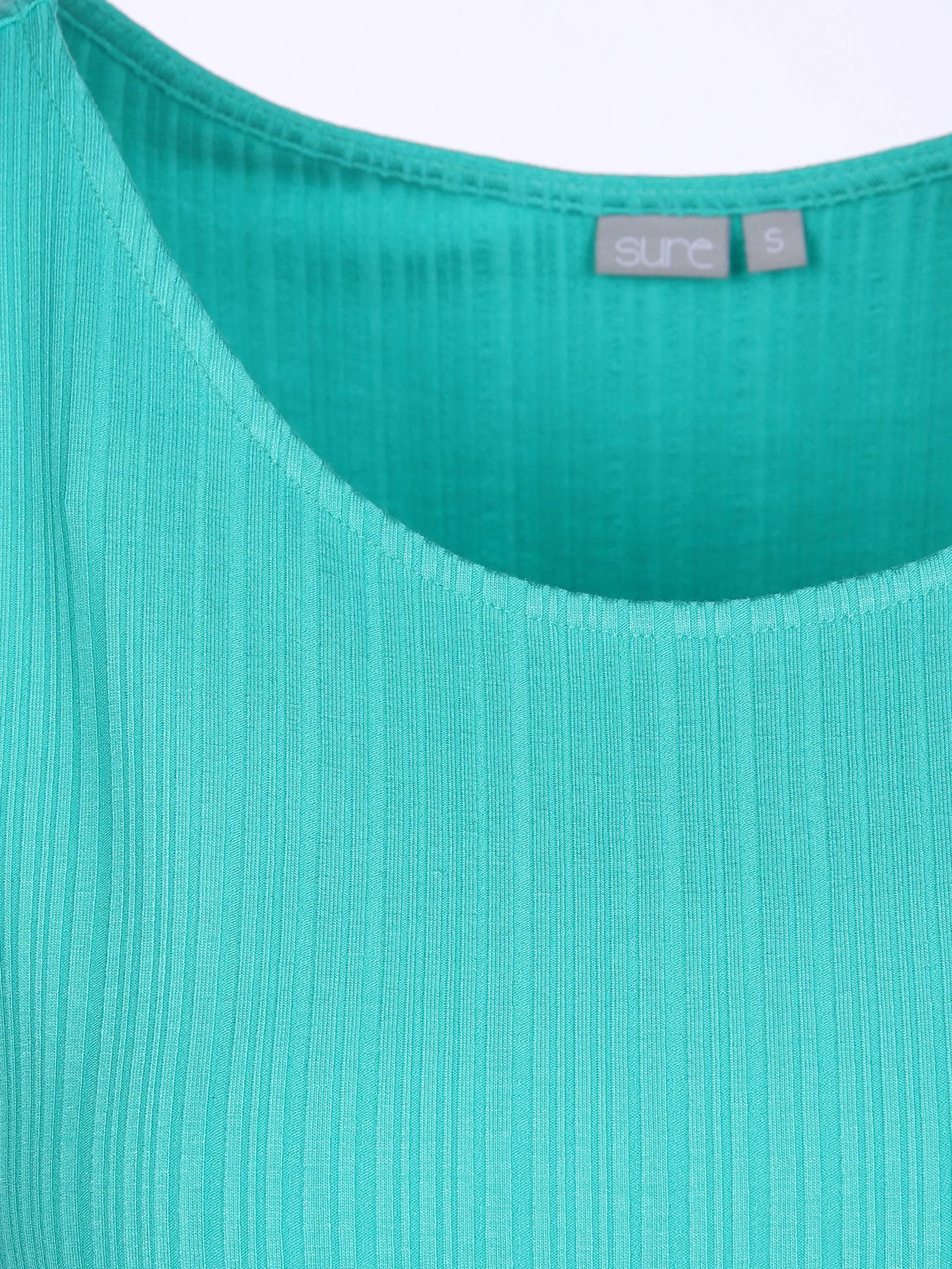 Sure Da-Tank-Top m. Rippmuster Grün 865688 CARIBBEAN 3 Sure Da-Tank-Top m. Rippmuster Grün 865688 CARIBBEAN 3