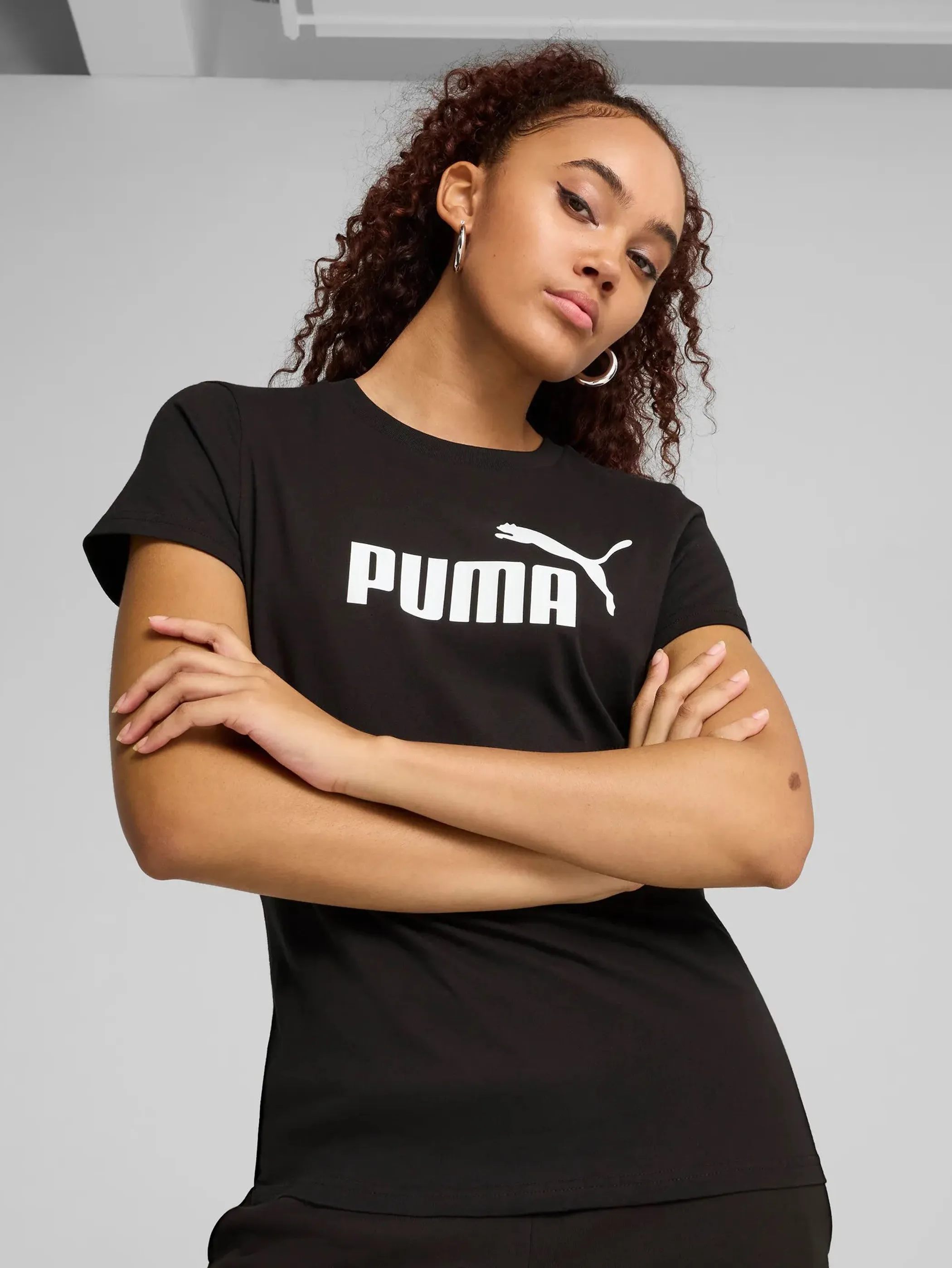 Puma 682370 Da-T-Shirt ESS No. 1 Logo Tee Schwarz 904549 0001 3