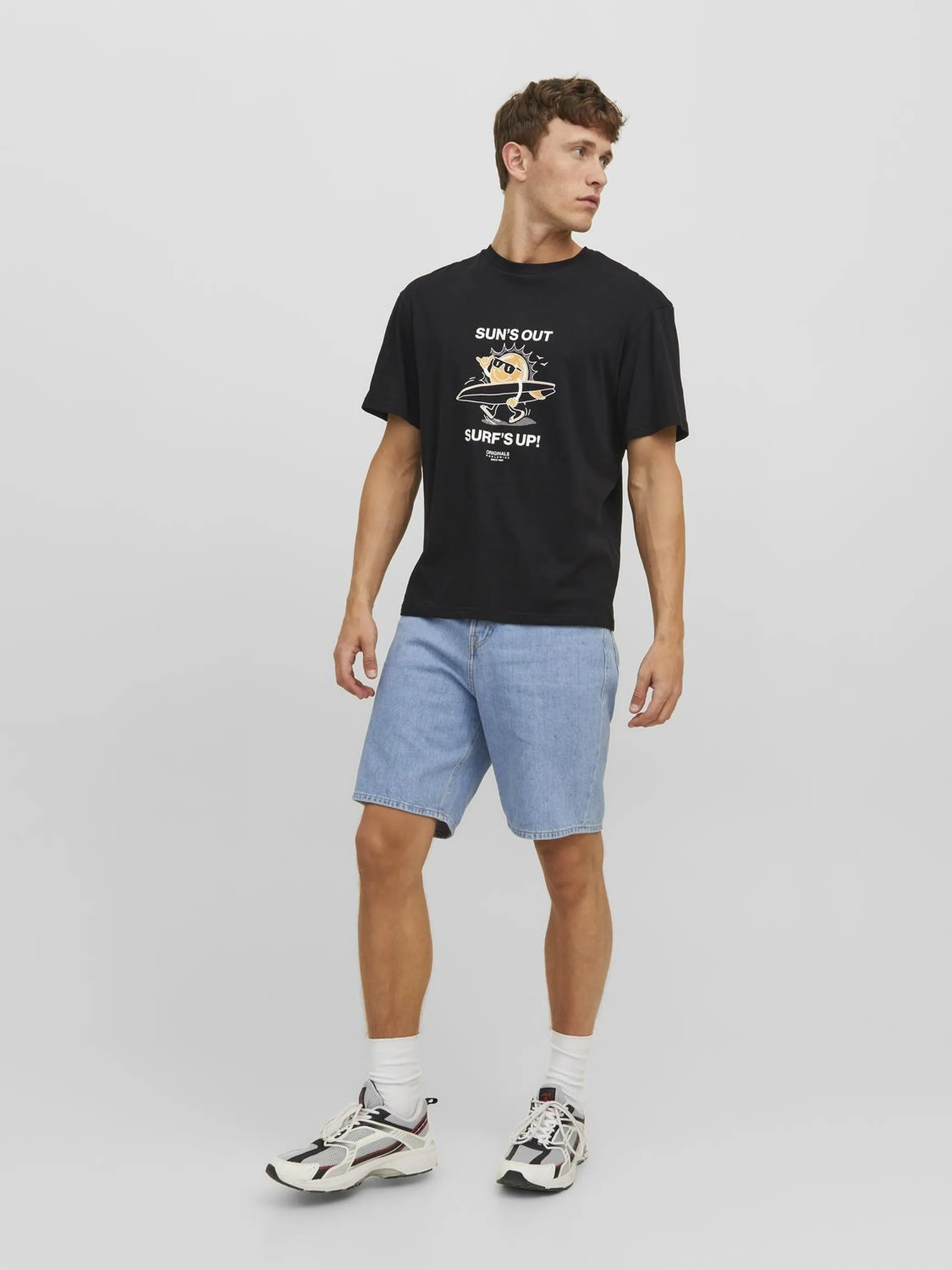 Jack Jones 12238164 JORTOONIE TEE SS CREW Schwarz 877747 178012 4