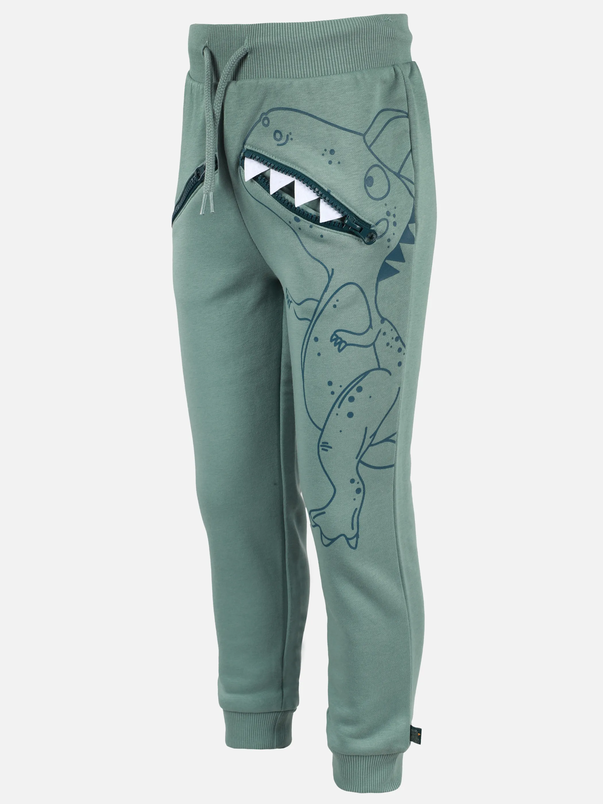 One Way KJ Joggpant mit Dino Print in grün Grün 913379 GRÜN 3 One Way KJ Joggpant mit Dino Print in grün Grün 913379 GRÜN 3