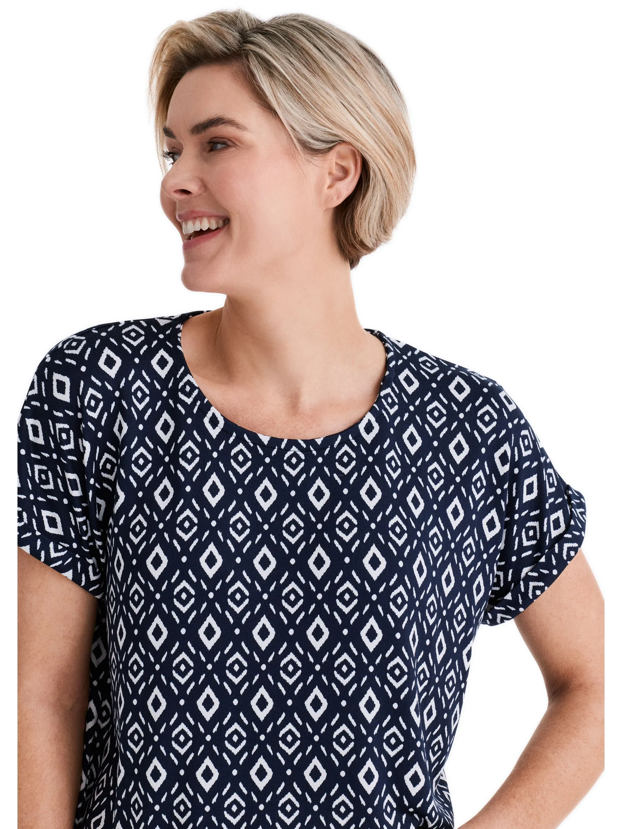Stooker DOB 23160080009126 Da. T-Shirts / Blau 928312 9126 3