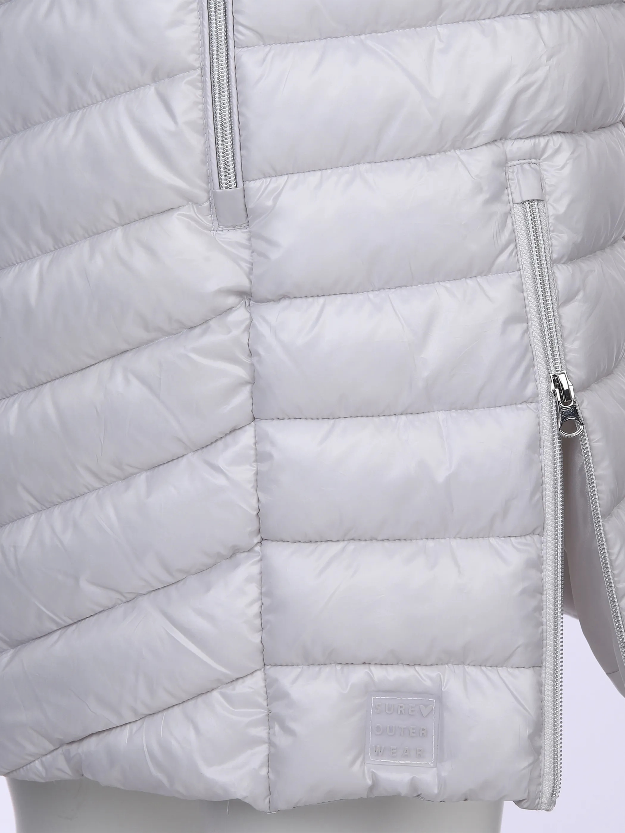 Sure Da-Langweste m.Kapuze Grau 872201 SILBER 3