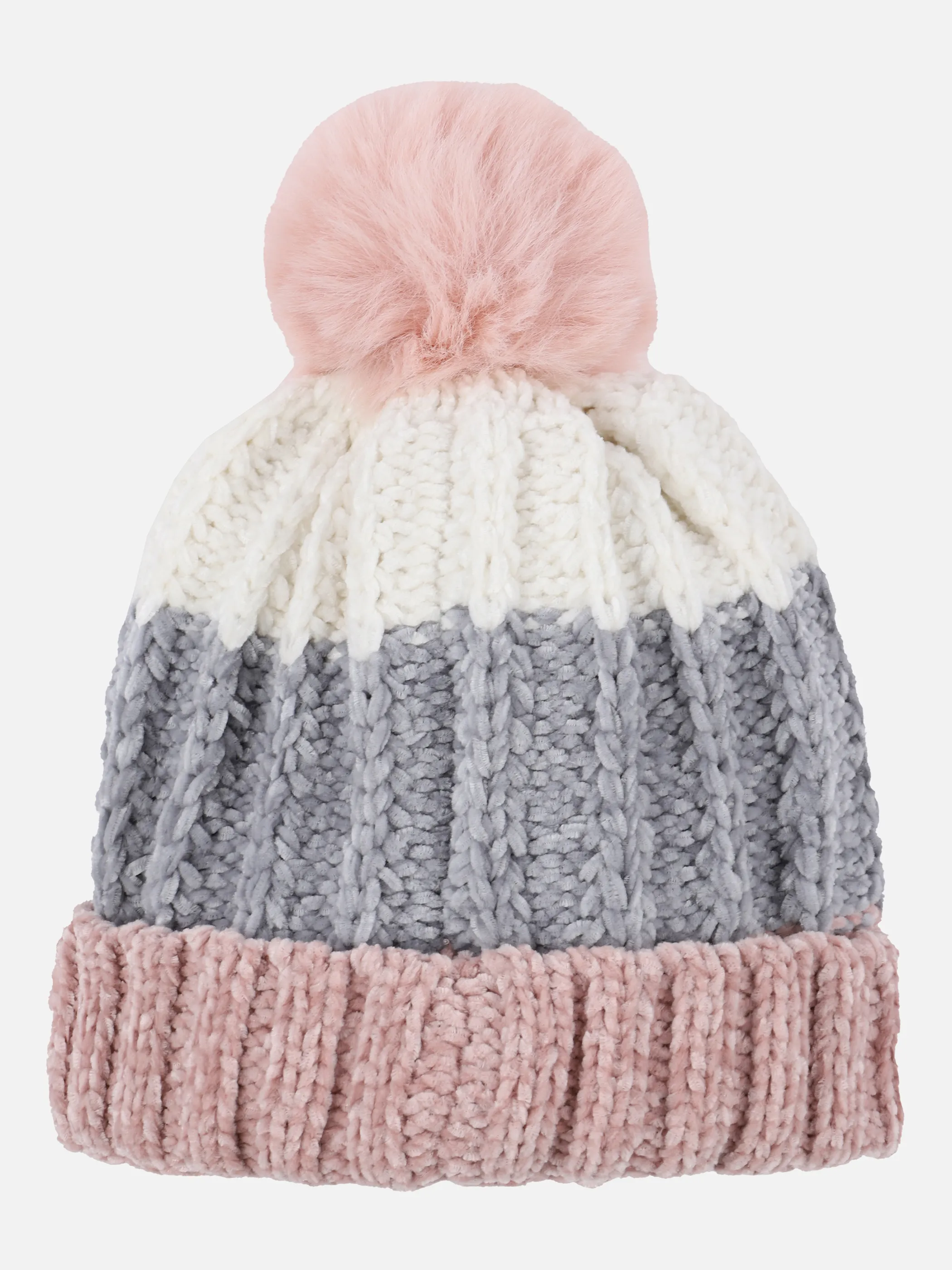 Stop + Go TG Strickmütze in altrosa mit Rosa 870854 ALTROSA 2 Stop + Go TG Strickmütze in altrosa mit Rosa 870854 ALTROSA 2