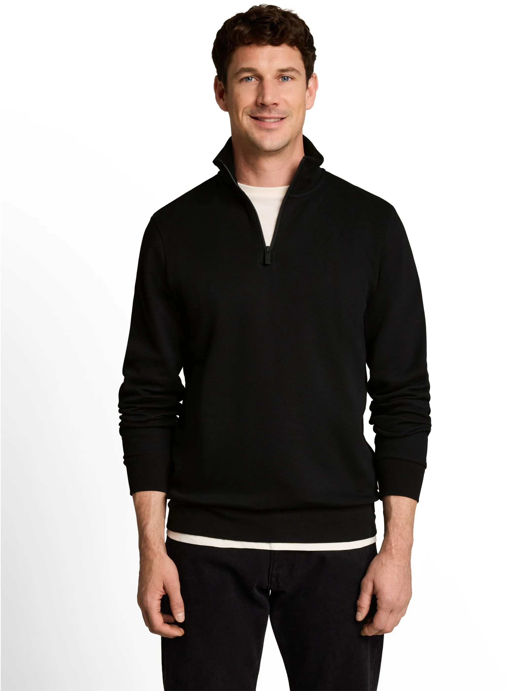 Tom Tailor 1052665 detailed sweat troyer Schwarz 934281 29999 1