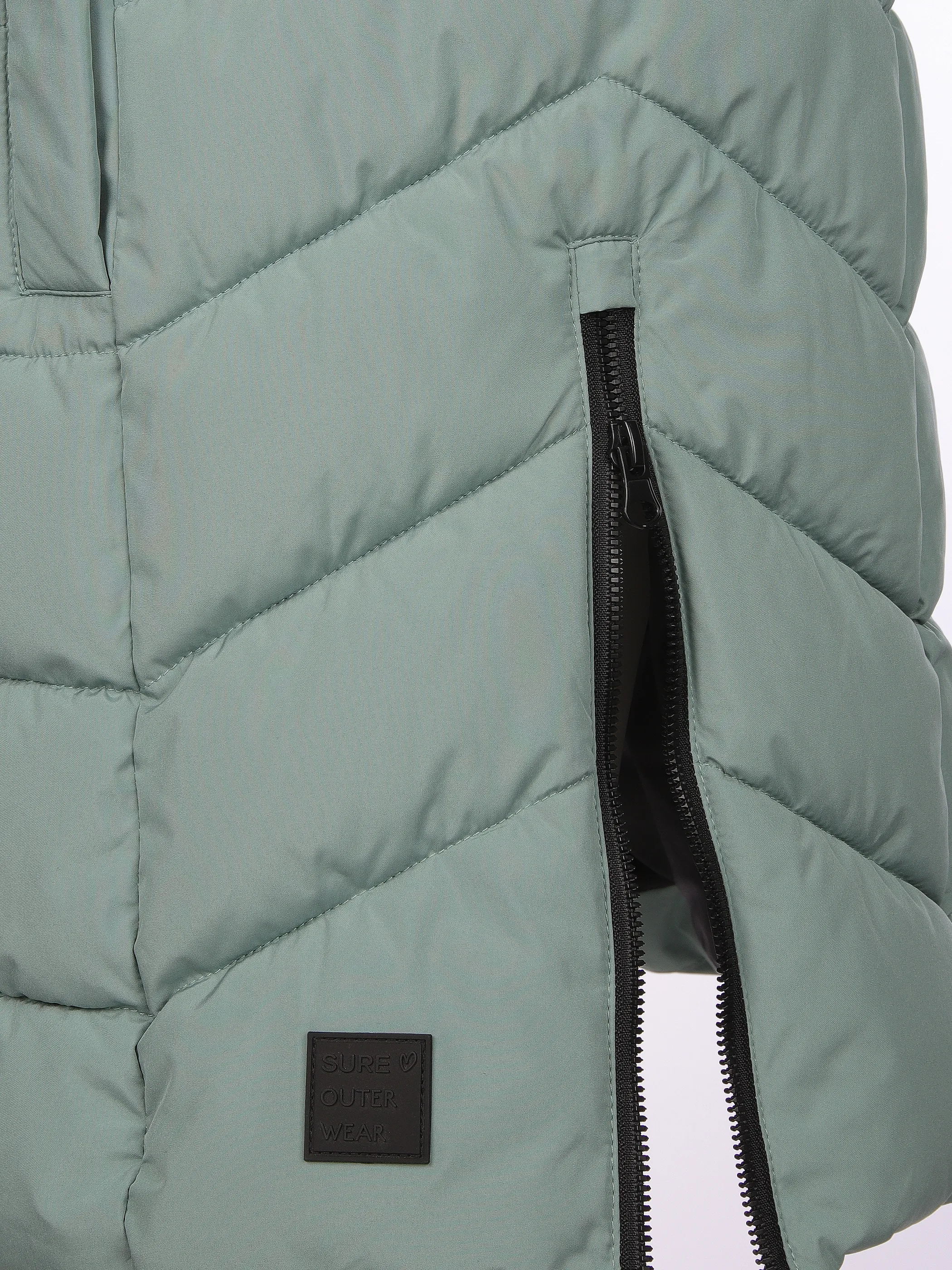 Sure Da-Steppweste lang Blau 912530 BLUE HAZE 3