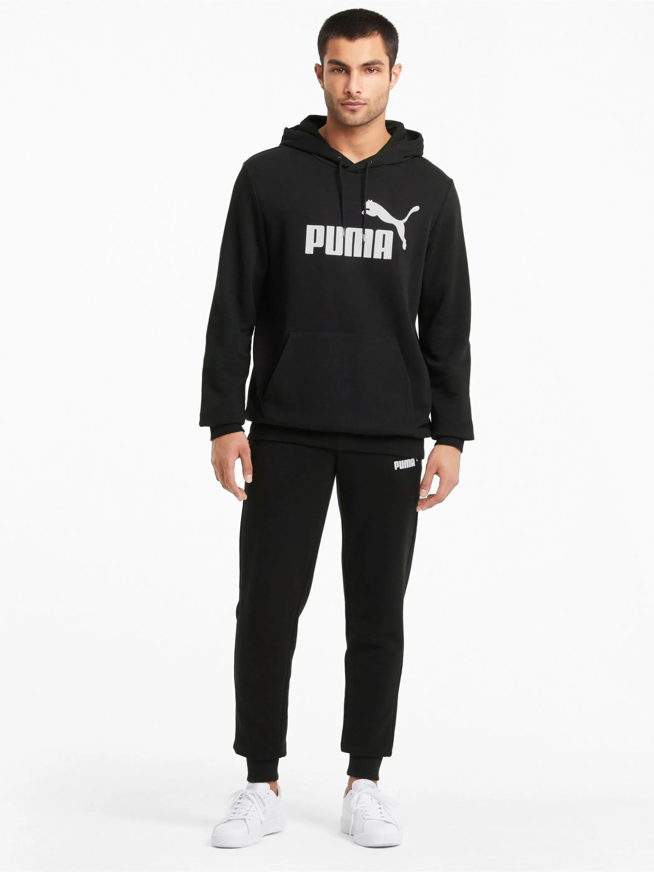 Puma 586688 He-Hoodie, Logo Schwarz 856656 01 3 Puma 586688 He-Hoodie, Logo Schwarz 856656 01 3