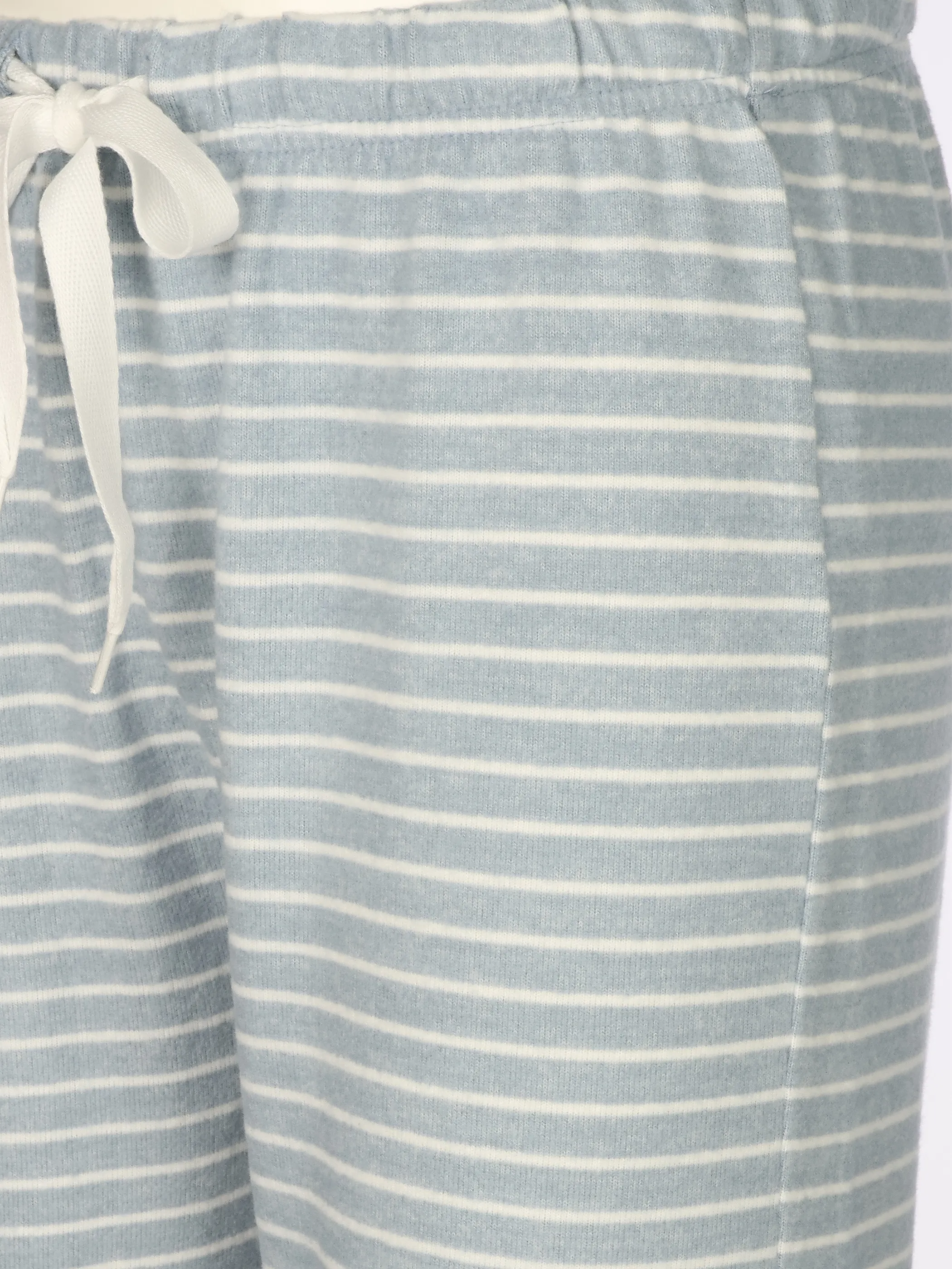 Sure Da. Schlafhose Cozy Strick Blau 932909 RINGEL 4