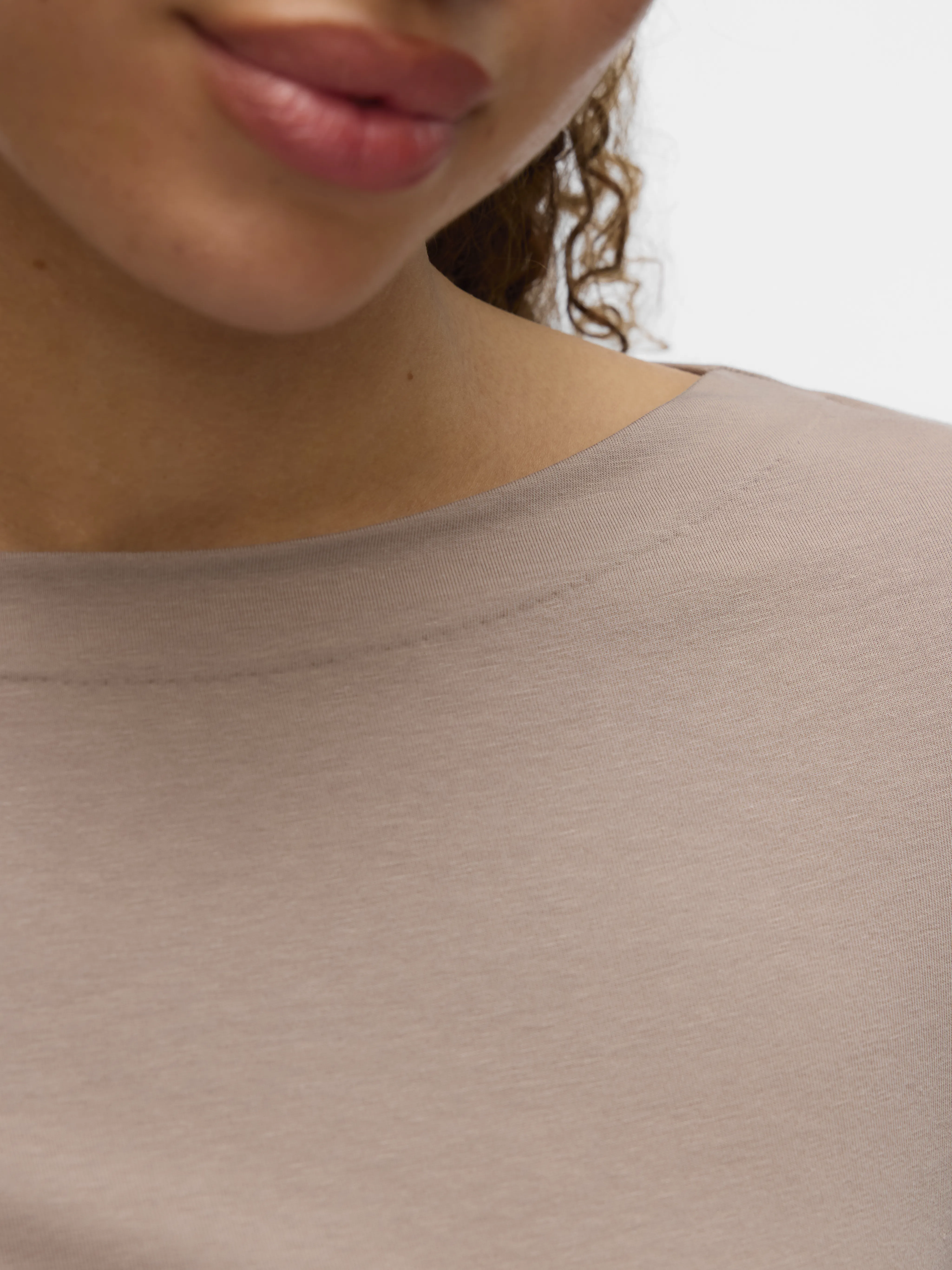Vero Moda 10231753 VMPANDA MODAL S/S TOP Braun 835050 175680 5