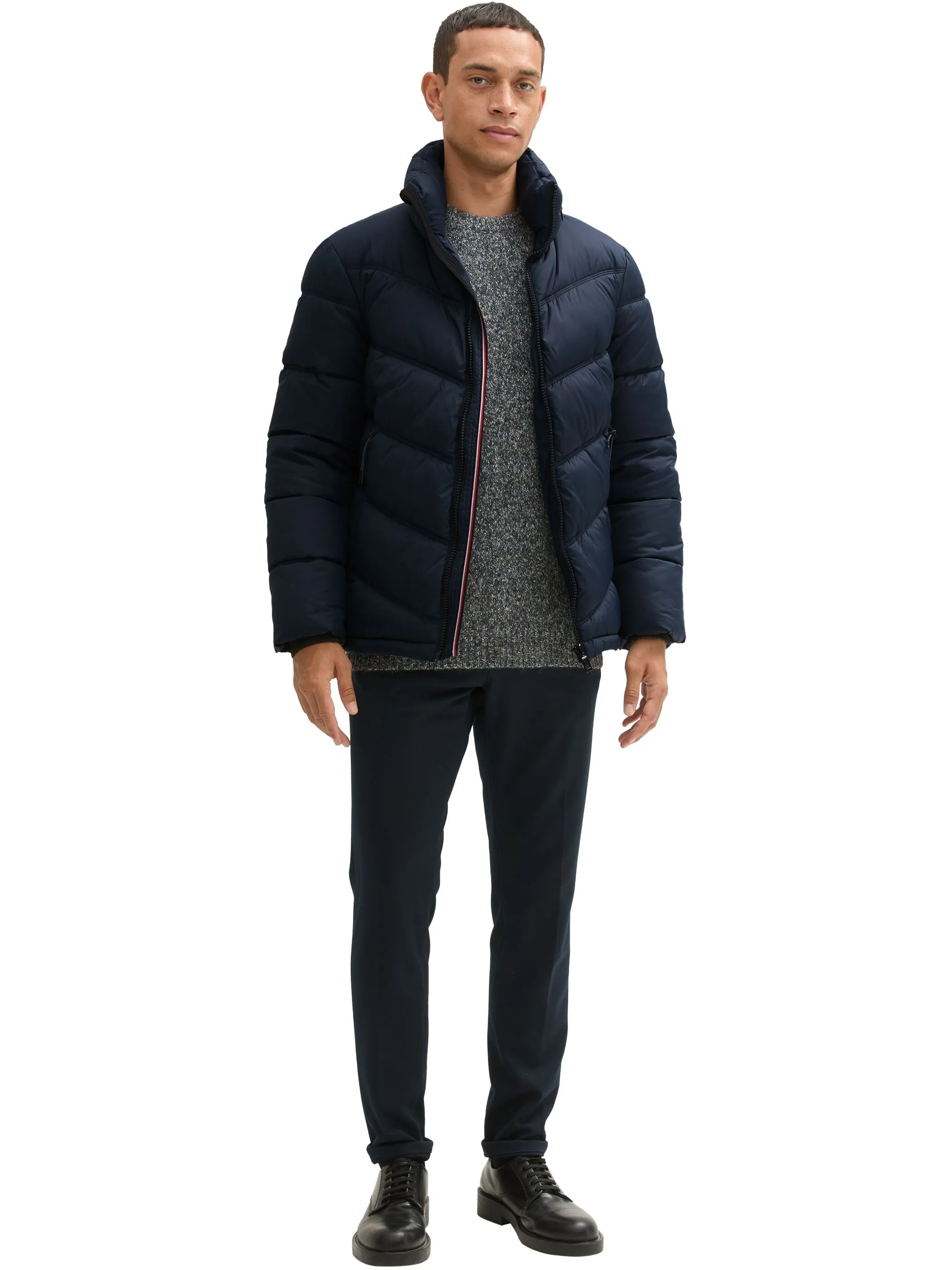 Tom Tailor 1042207 sporty puffer jacket Blau 898850 10668 4