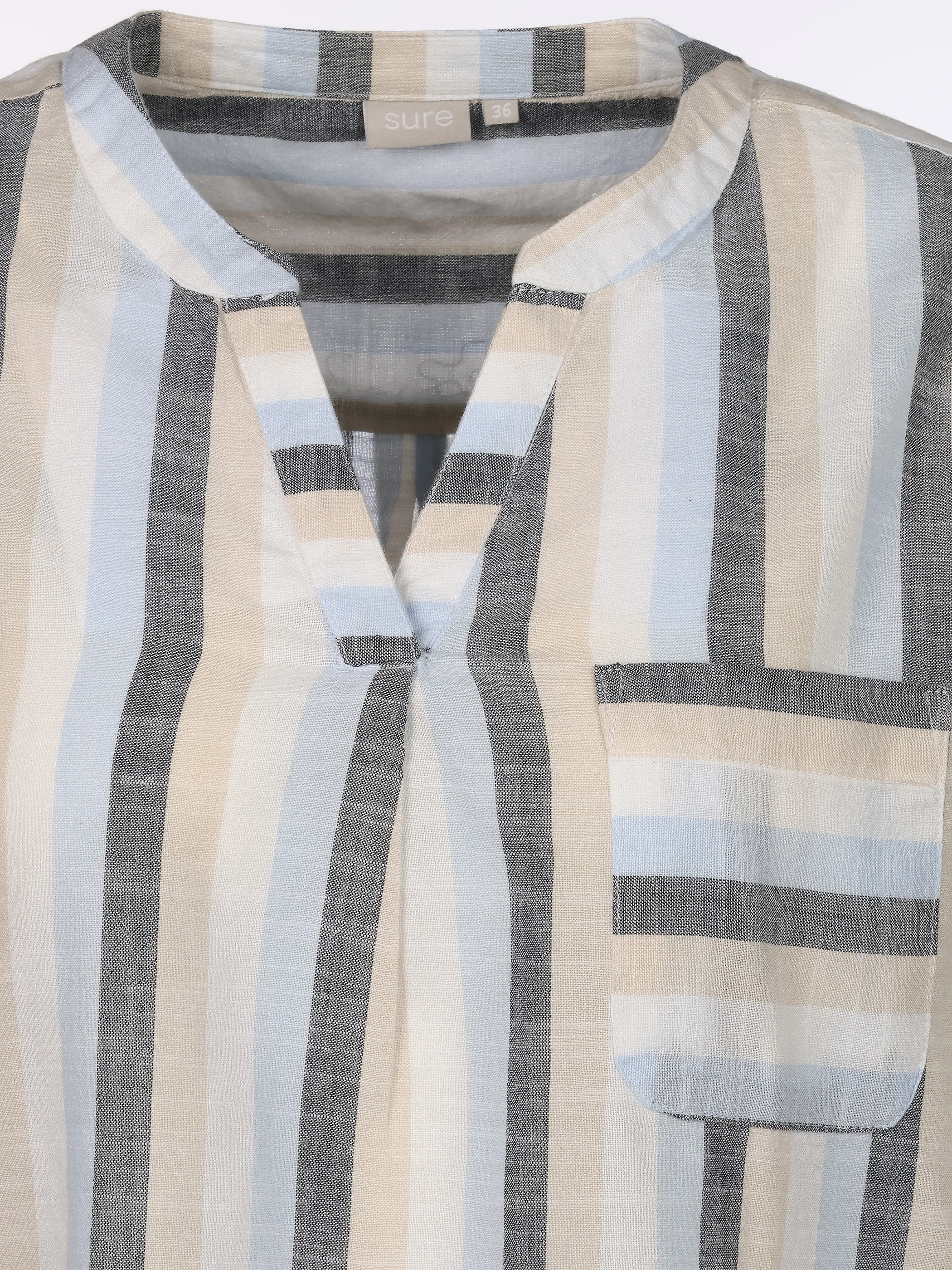 Sure Da-Streifenbluse m. 3/4 Arm Marine 924513 MARINE 3