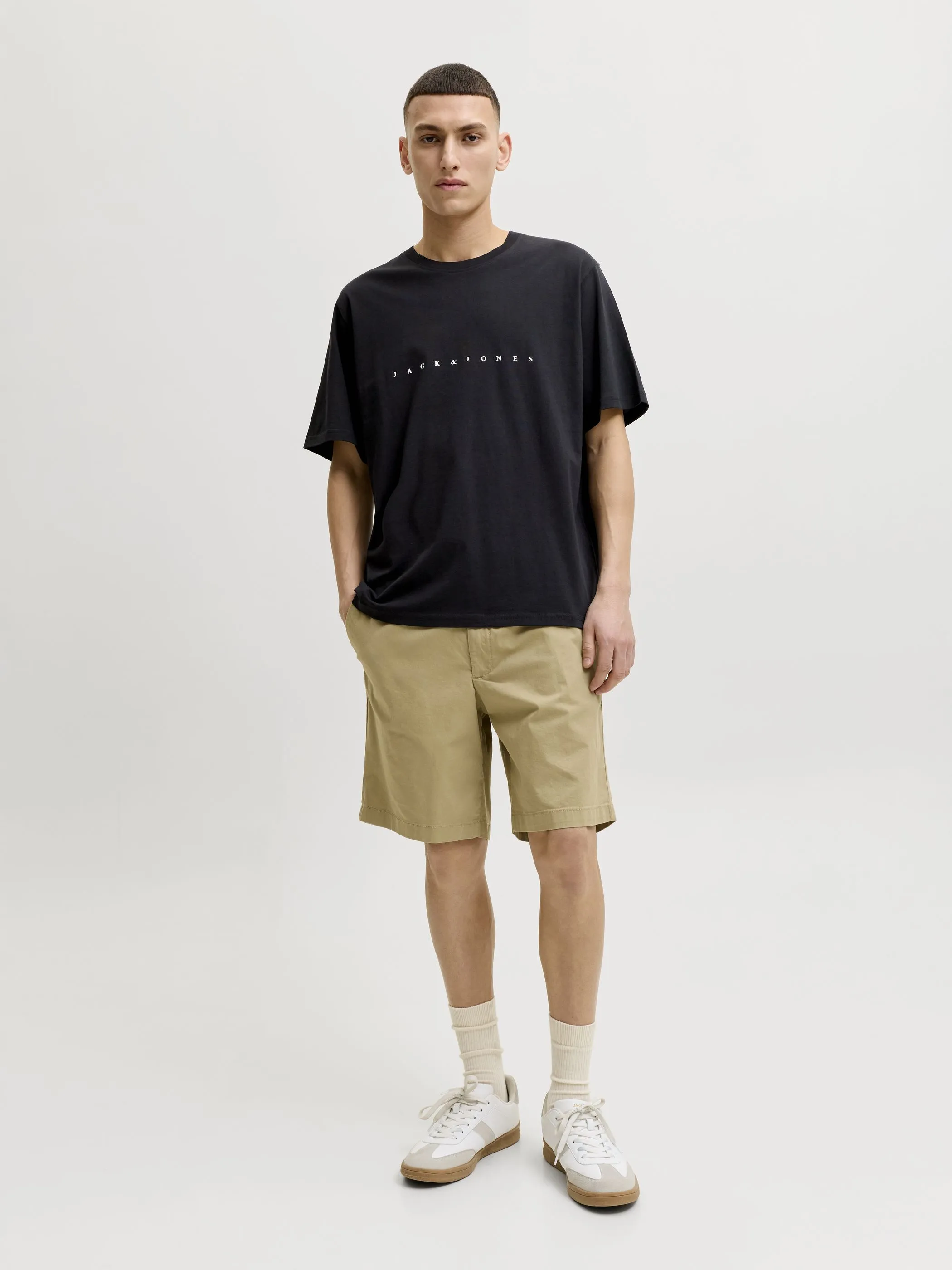 Jack Jones 12234746 JJESTAR JJ TEE SS NOO Schwarz 886675 178012 4