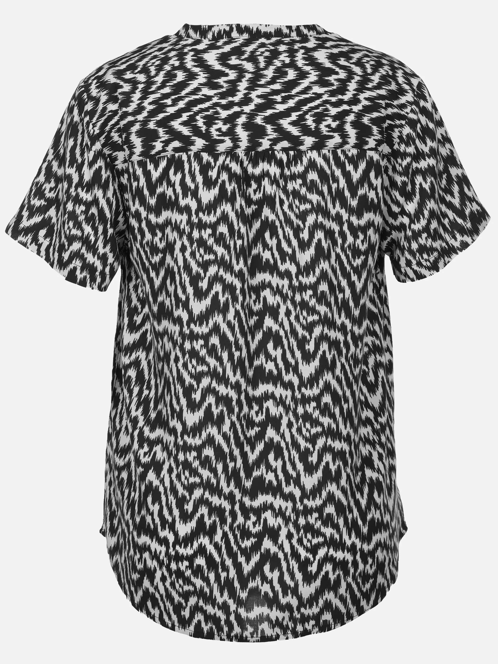 Sure Da-Bluse m. Print 1/2 Arm Schwarz 922826 BLACK 2