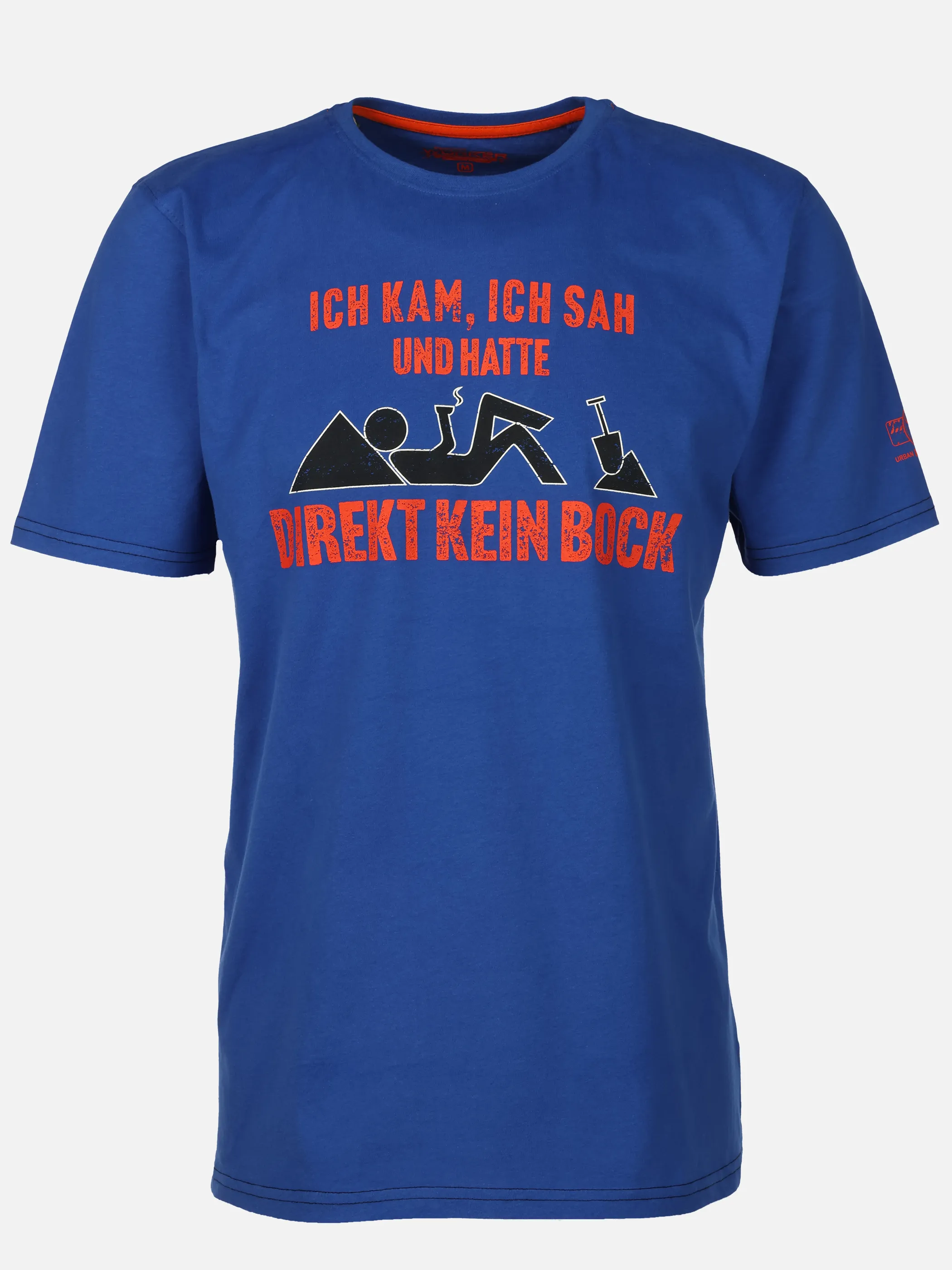 Worker He. T-Shirt 1/2 Sprüche Blau 921269 ROYAL 1