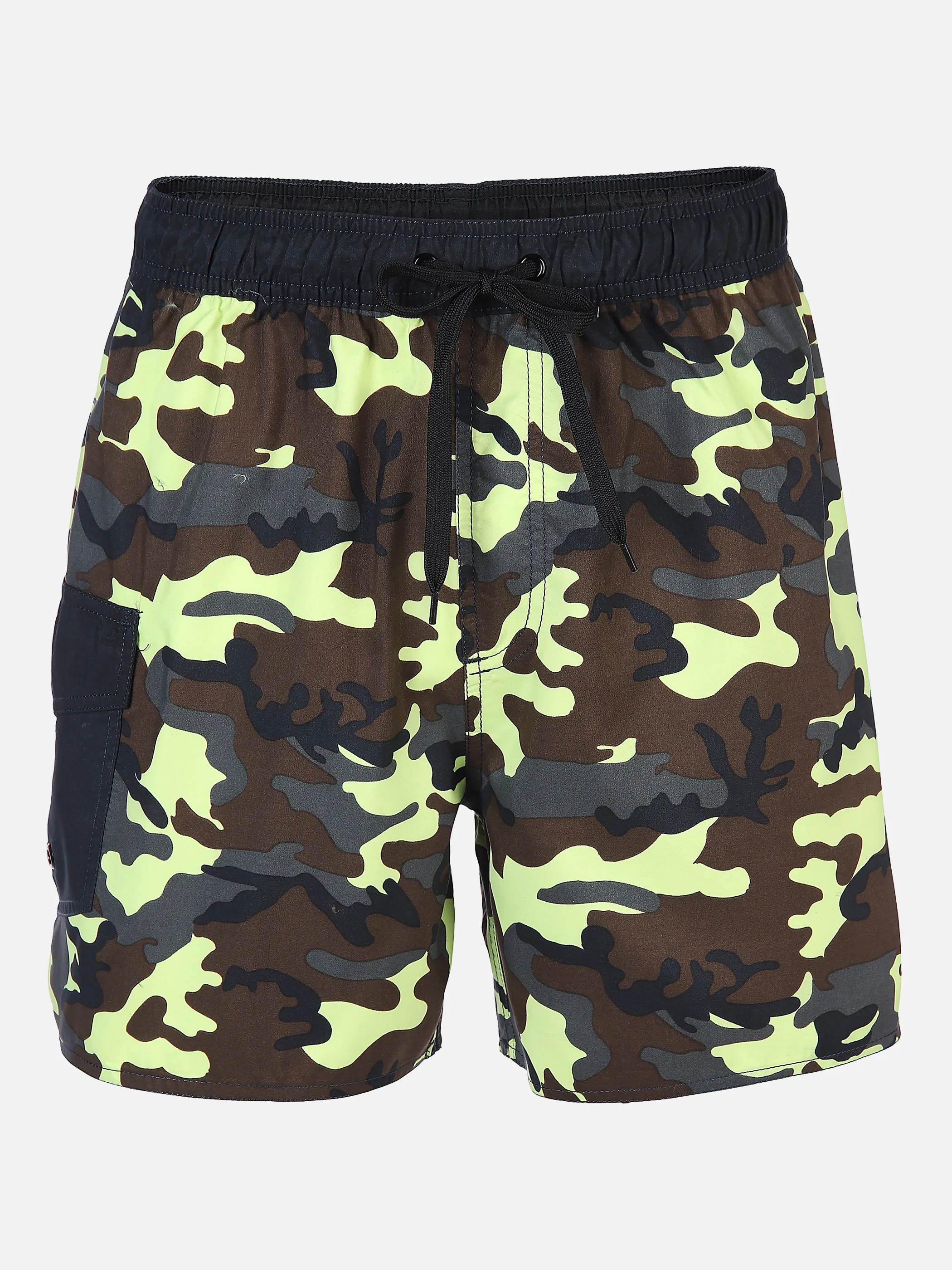 Grinario Sports He-Badeshorts mit Camouflage-M Grün 861321 KHAKI/CAMO 1