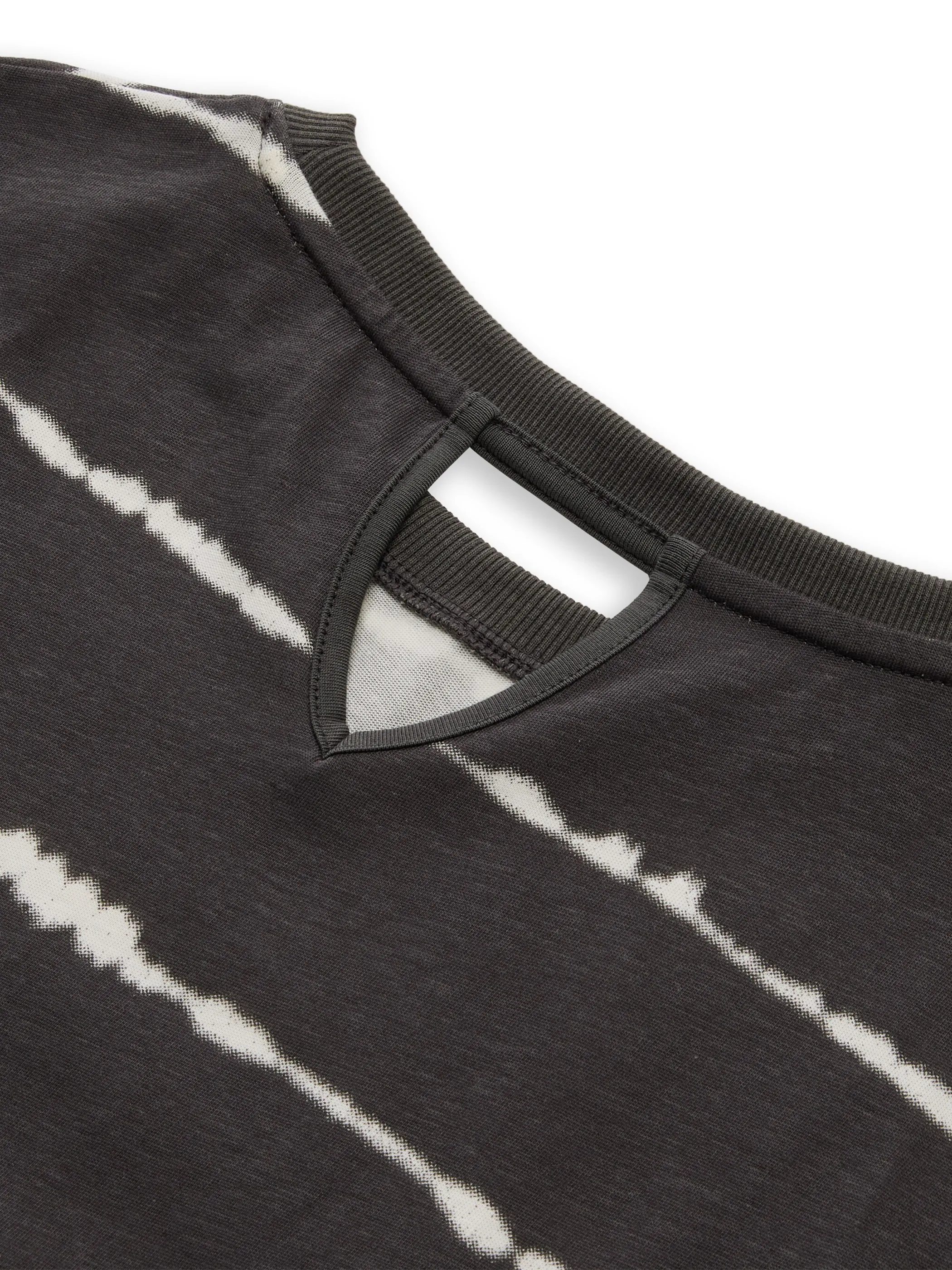 Tom Tailor 1050066 batik oversized t-shir Grau 928027 40094 3