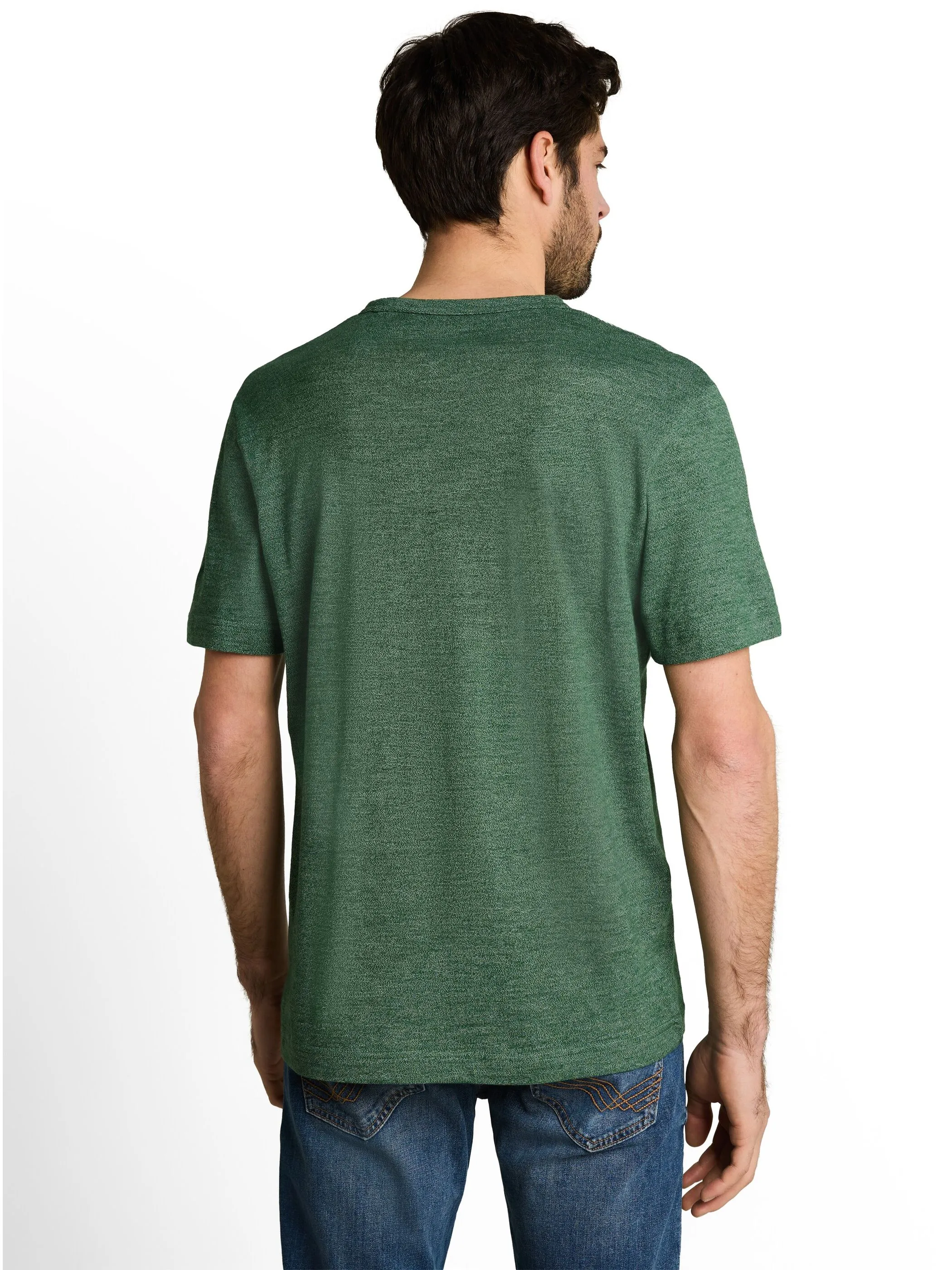 Tom Tailor 1051508 fine striped t-shirt Grün 926463 35219 2