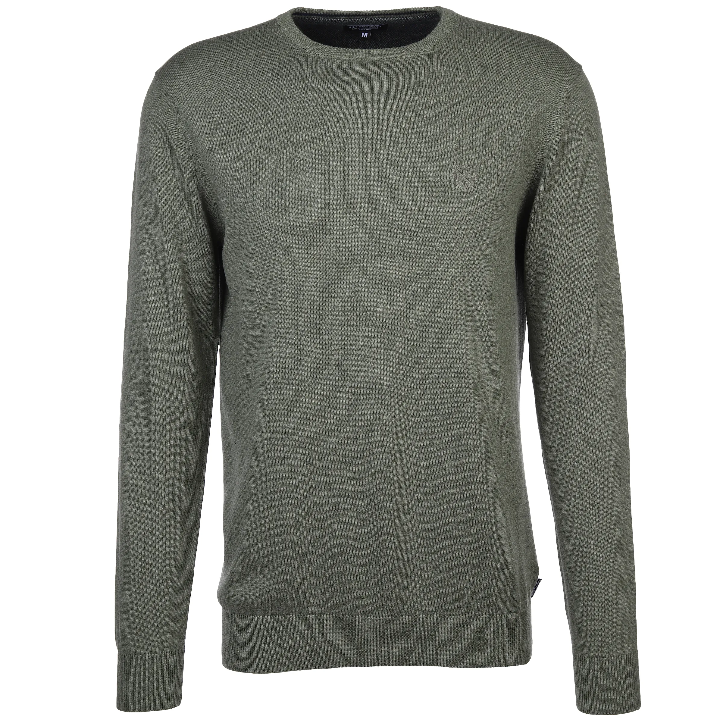 Jim Spencer He. Pullover uni seasonal RH Grün 882944 KHAKI 1 Jim Spencer He. Pullover uni seasonal RH Grün 882944 KHAKI 1