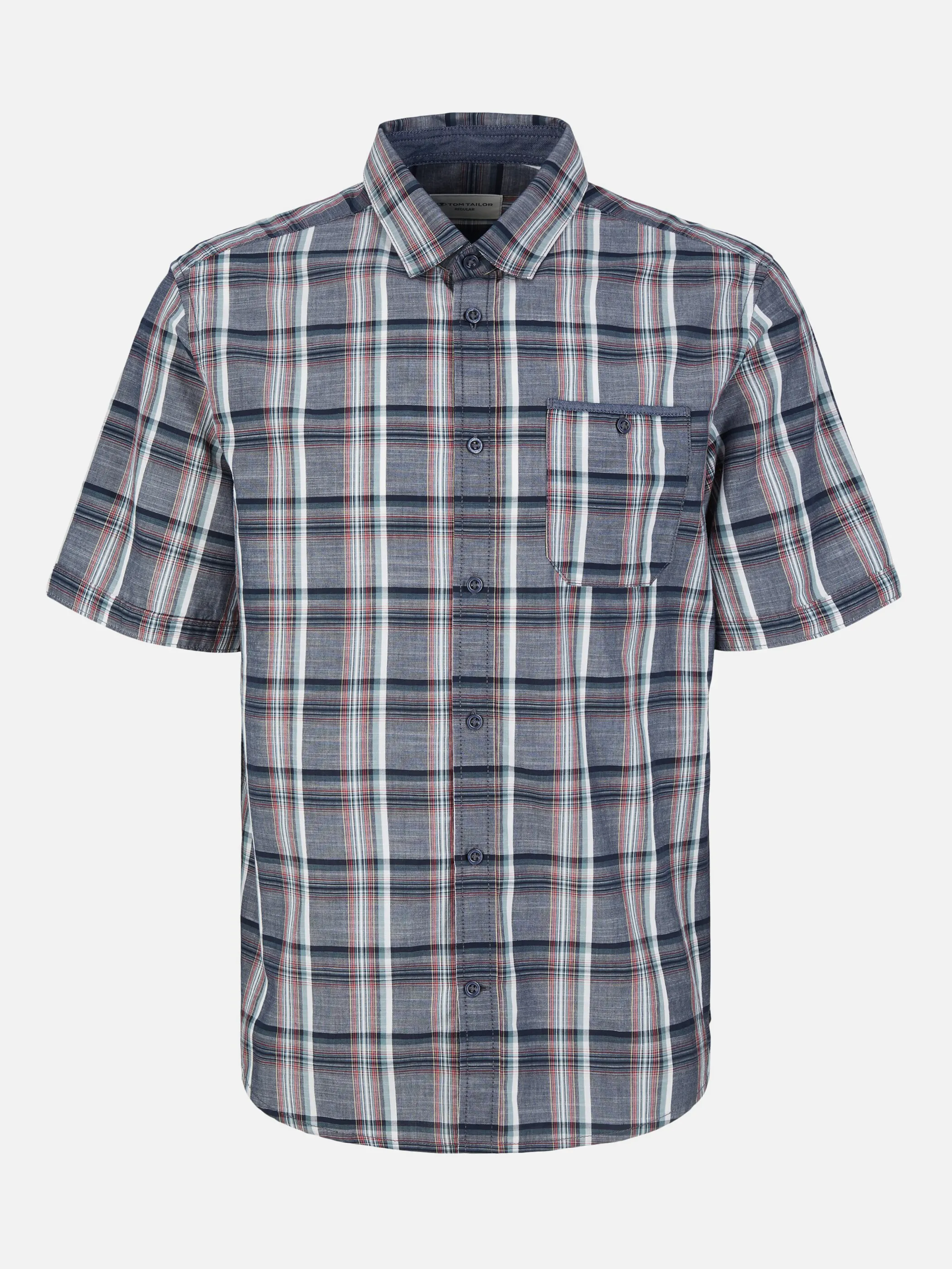 Tom Tailor 1037066 NOS checked slub shirt Marine 874955 31315 1 Tom Tailor 1037066 NOS checked slub shirt Marine 874955 31315 1