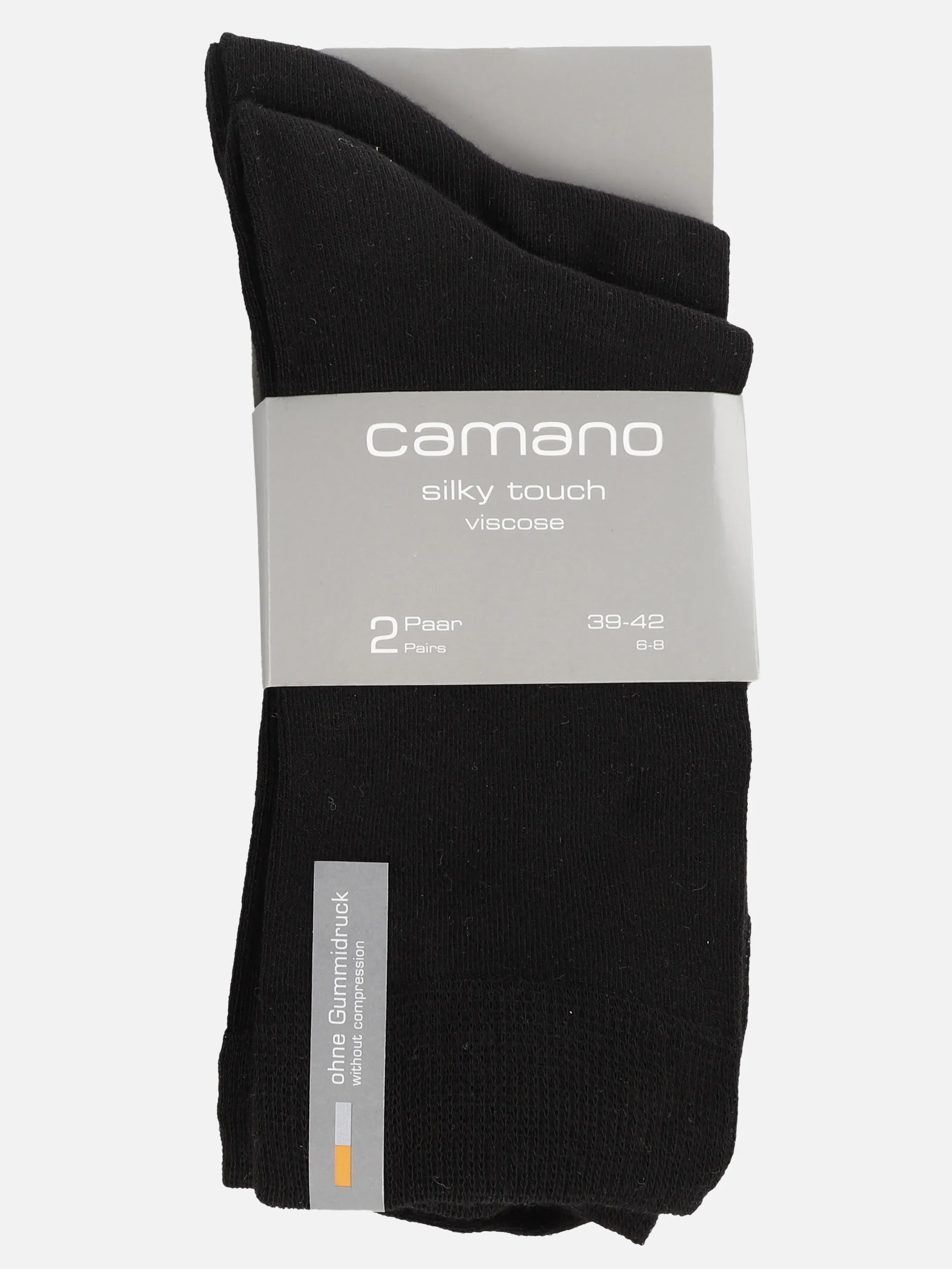 Camano 000003514 Da-Socken silky f 2P Schwarz 861930 0005 3