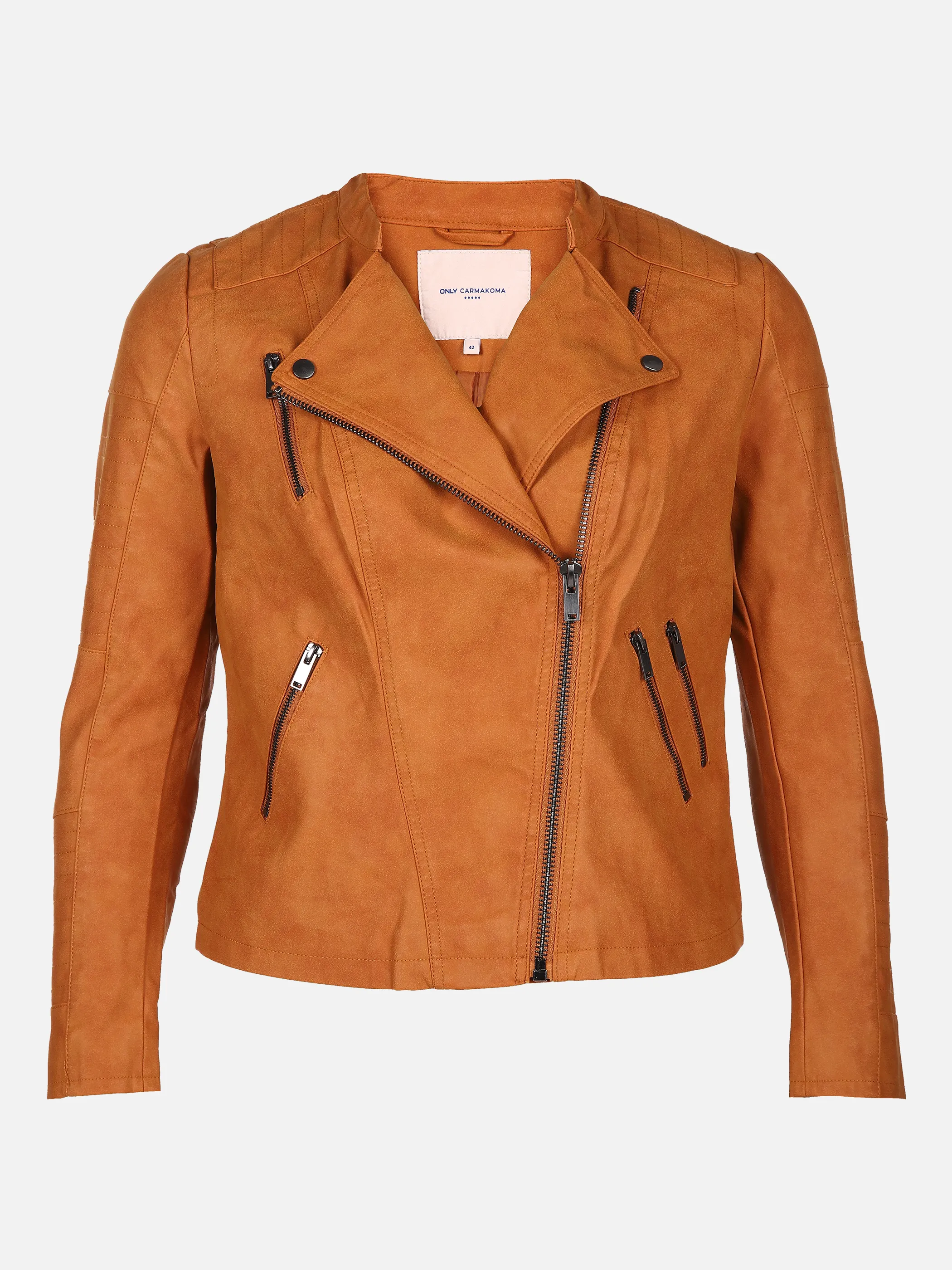 Only Carmakoma 15161651 CARAVANA FAUX LEATHER Braun 831623 206431 1