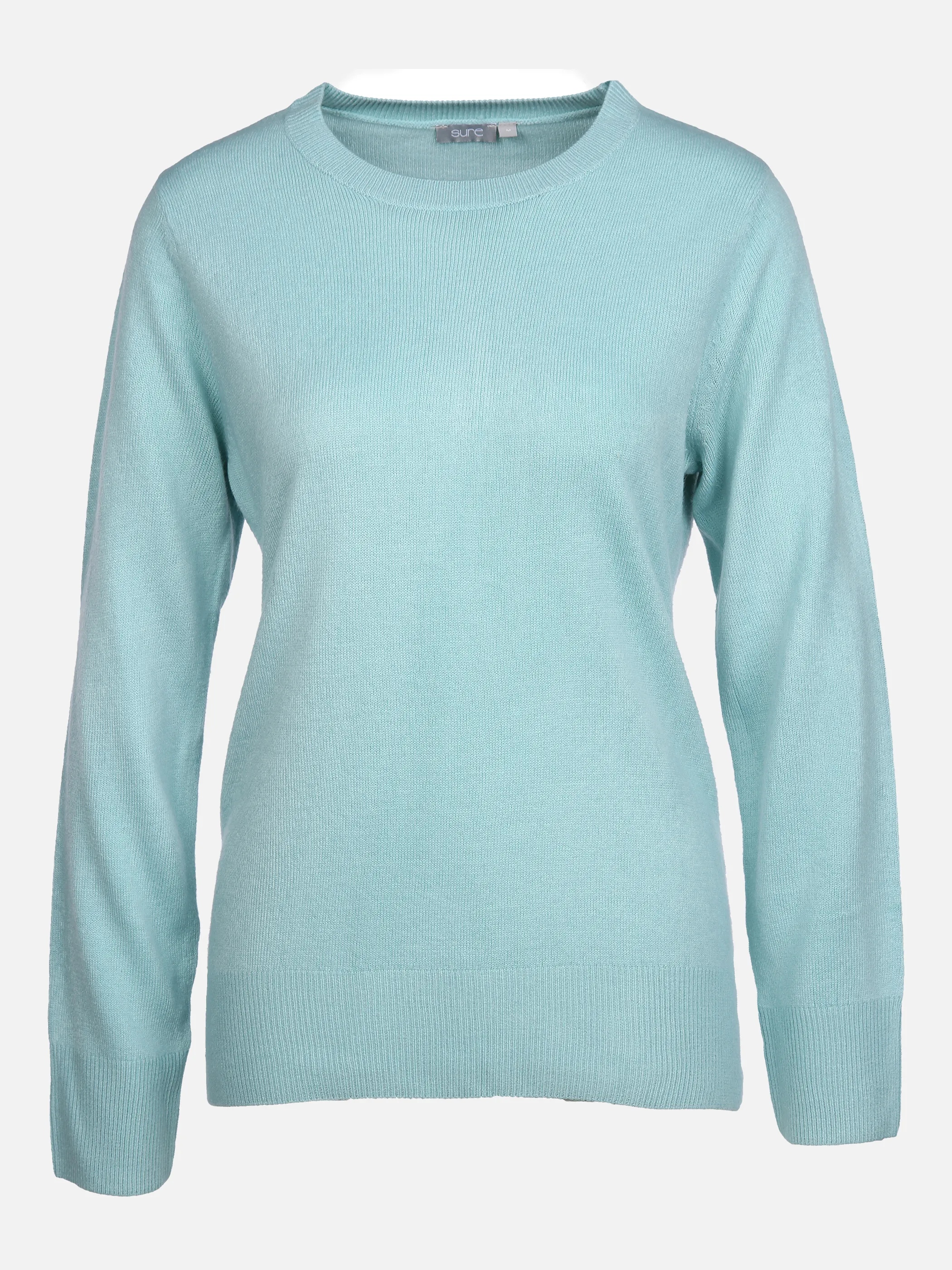 Sure Da-Rundhals-Pullover wie Cashm Blau 856106 WINTER SAL 1