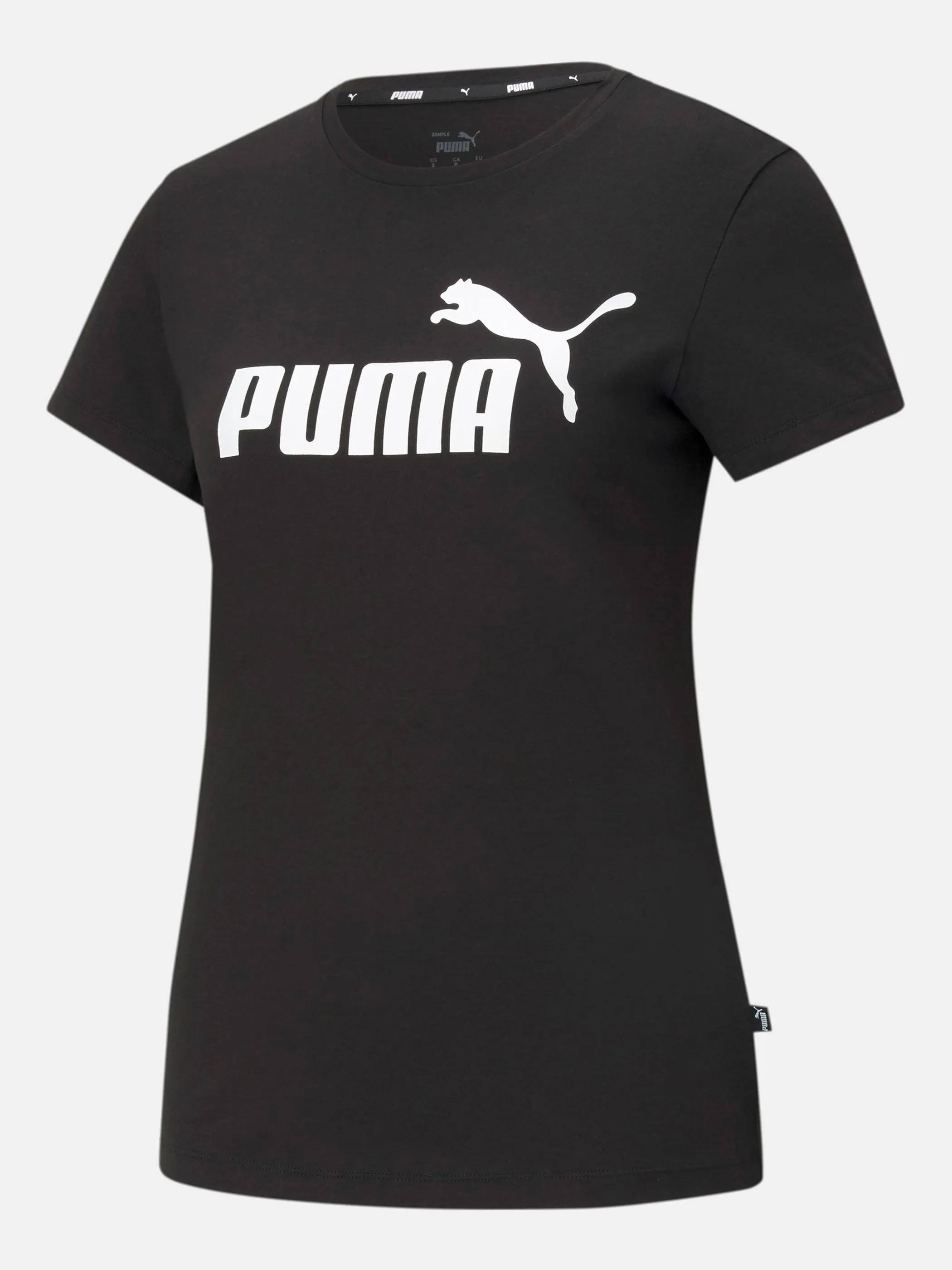 Puma 586774 Da-T-Shirt, Logo Schwarz 856649 01 1 Puma 586774 Da-T-Shirt, Logo Schwarz 856649 01 1
